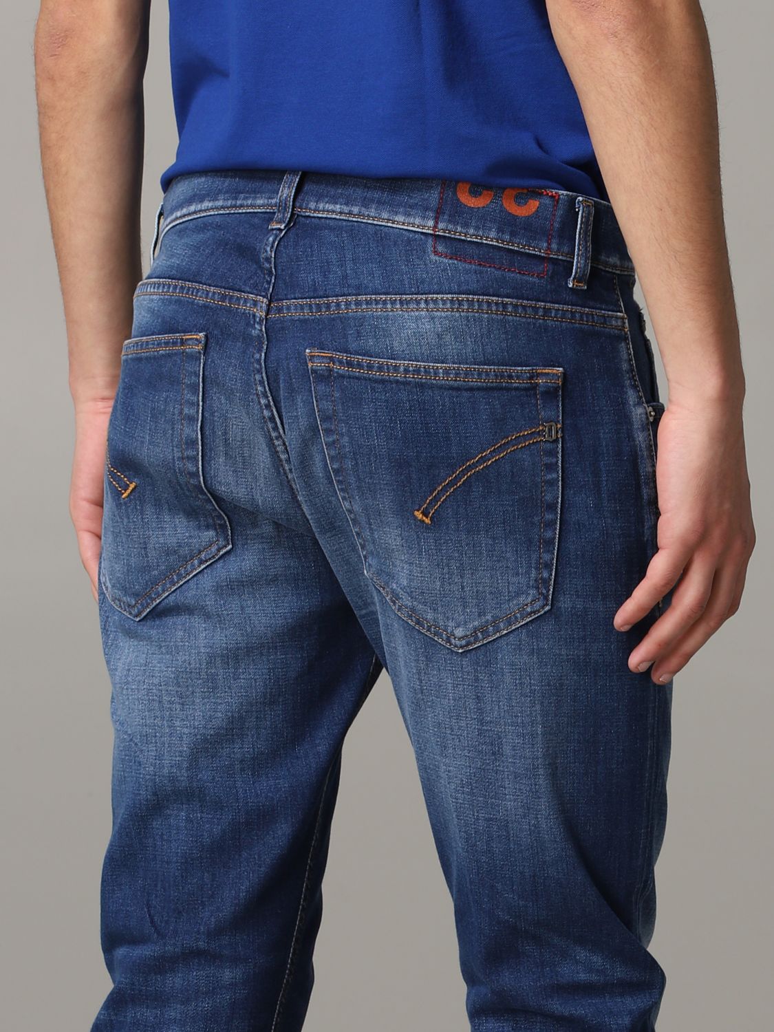 Dondup Outlet: Ritchie slim fit jeans with 17 bottom - Blue | Jeans Dondup  UP424 DS0145U GIGLIO.COM