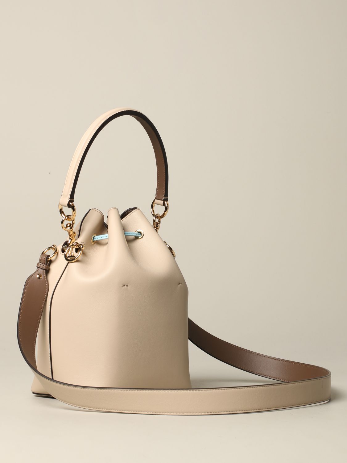 Fendi Small Mon Tresor Bucket Bag, Designer code: 8BS010AK61, Luxury  Fashion Eshop