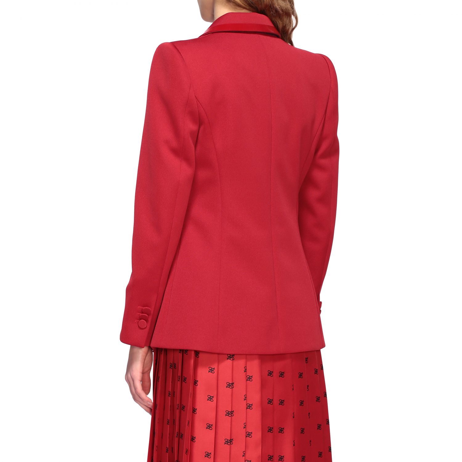 fendi red blazer