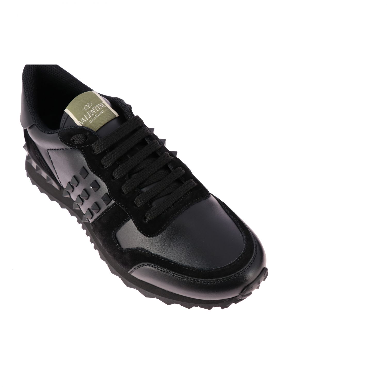 mens black valentino trainers