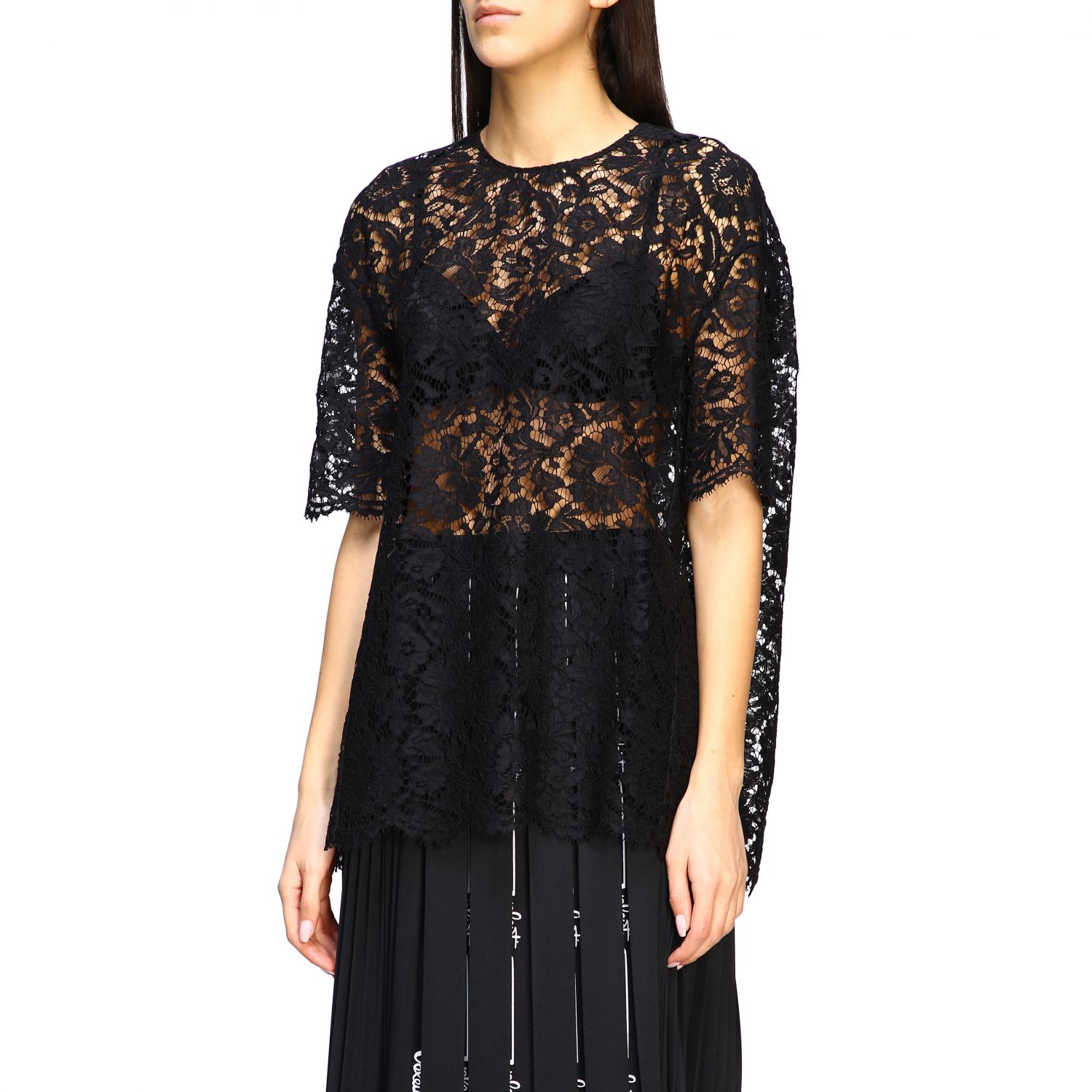 valentino black lace