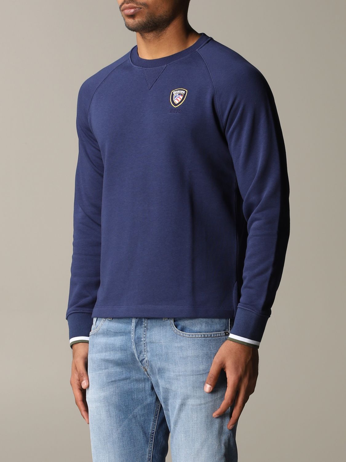 light blue sweatshirt for men