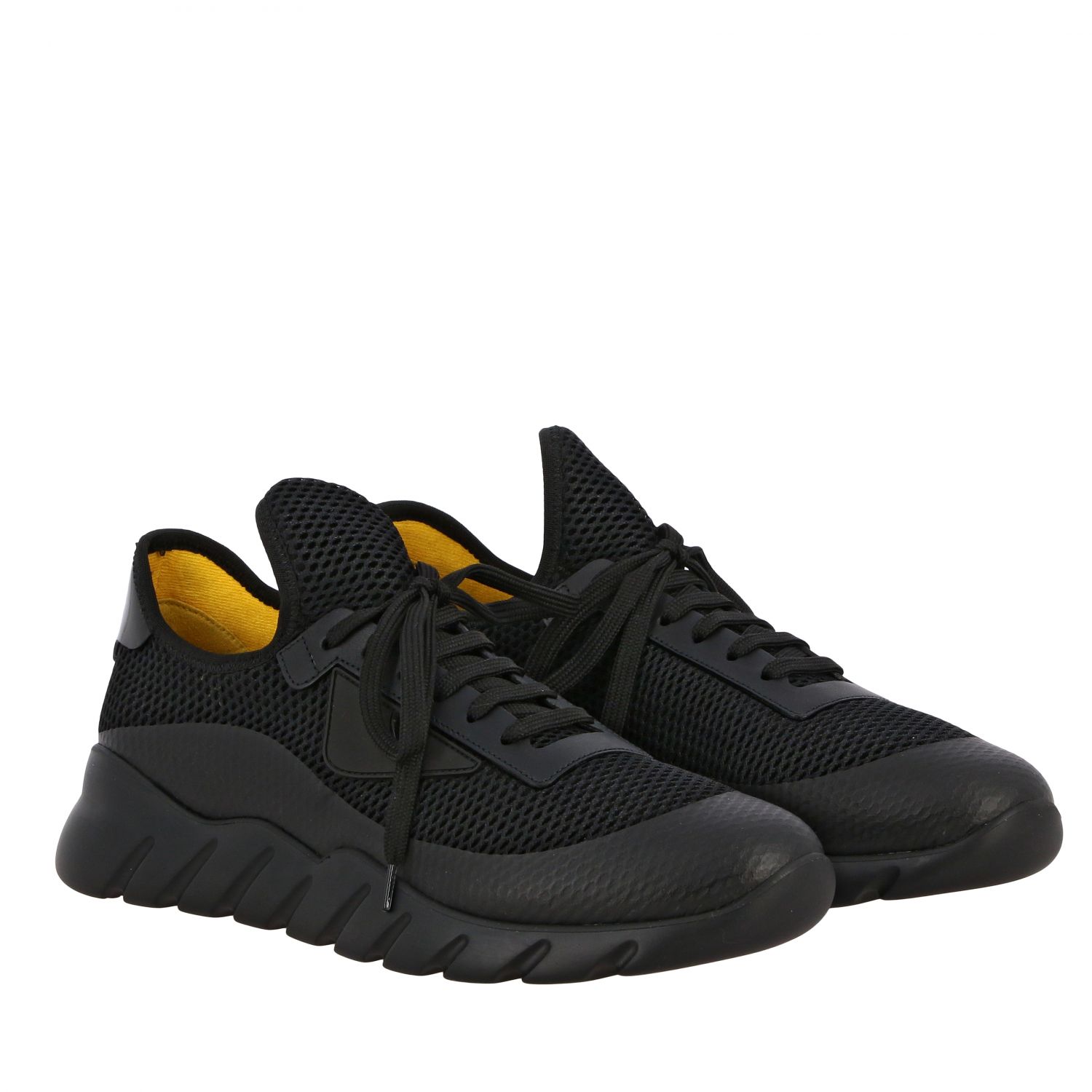 fendi technical mesh sneakers