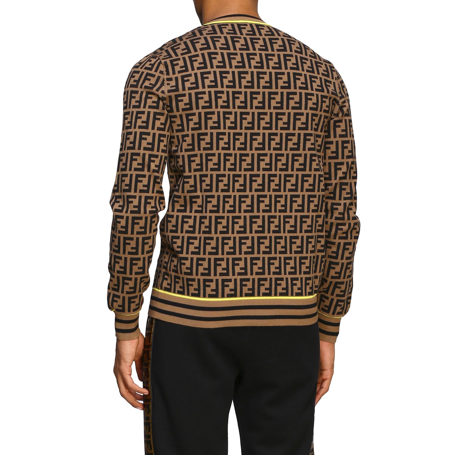 fendi logo sweater mens