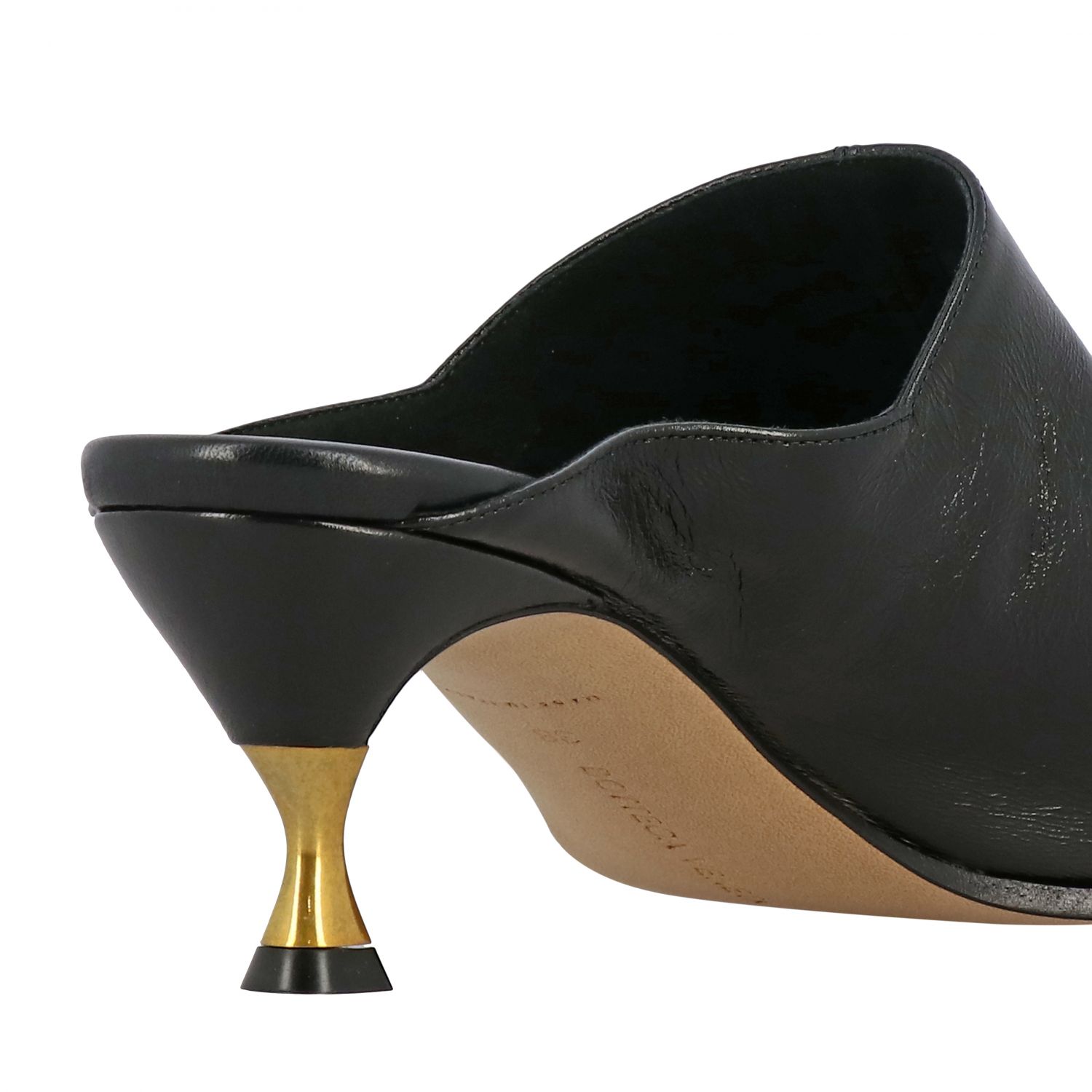 高跟凉鞋 Bottega Veneta: Bottega Veneta 纳帕革凉鞋 黑色 5
