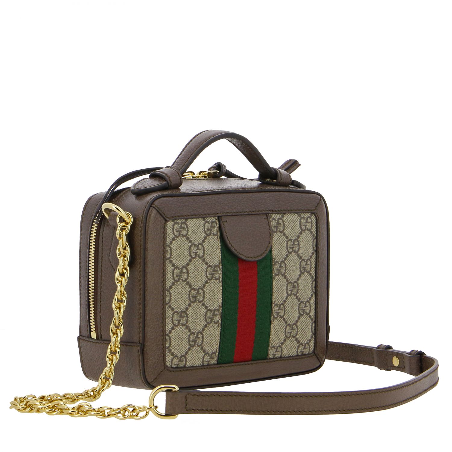 GUCCI: Ophidia briefcase in GG Supreme leather | Mini Bag Gucci Women ...