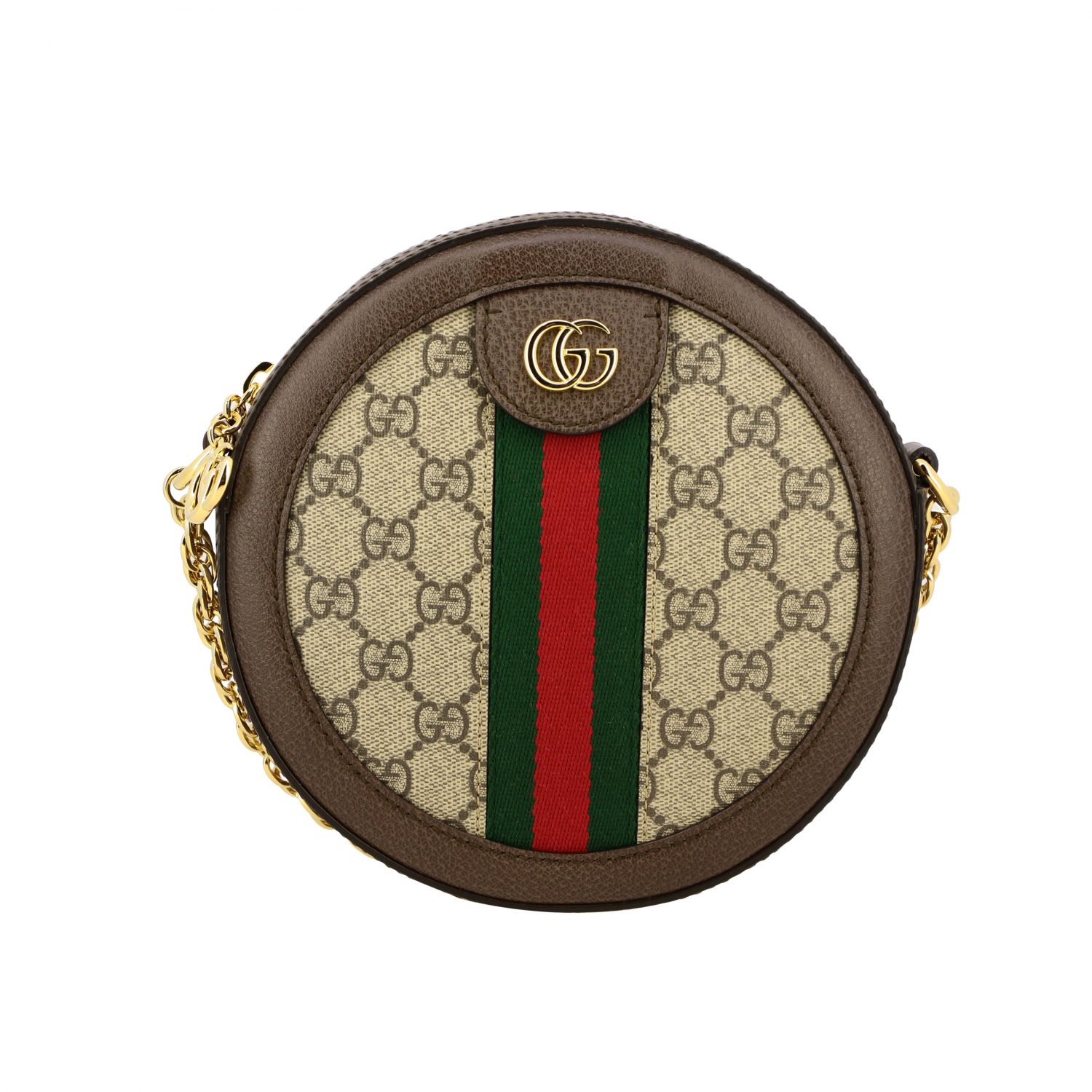GUCCI: Ophidia disco shoulder bag in GG Supreme leather | Crossbody