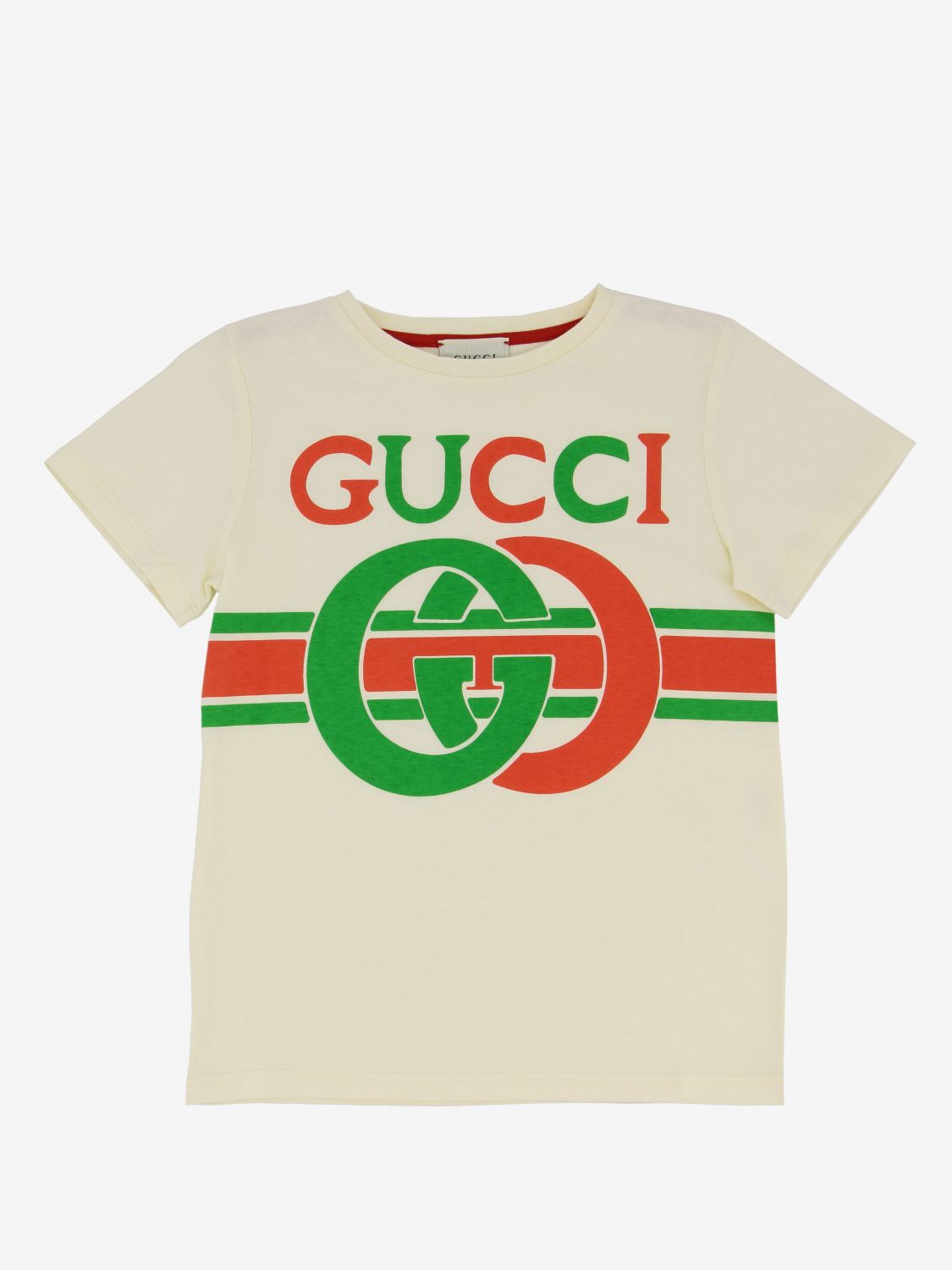 T-Shirt Gucci Kids | T-Shirt Kids Gucci 561651 XJBCG Giglio EN