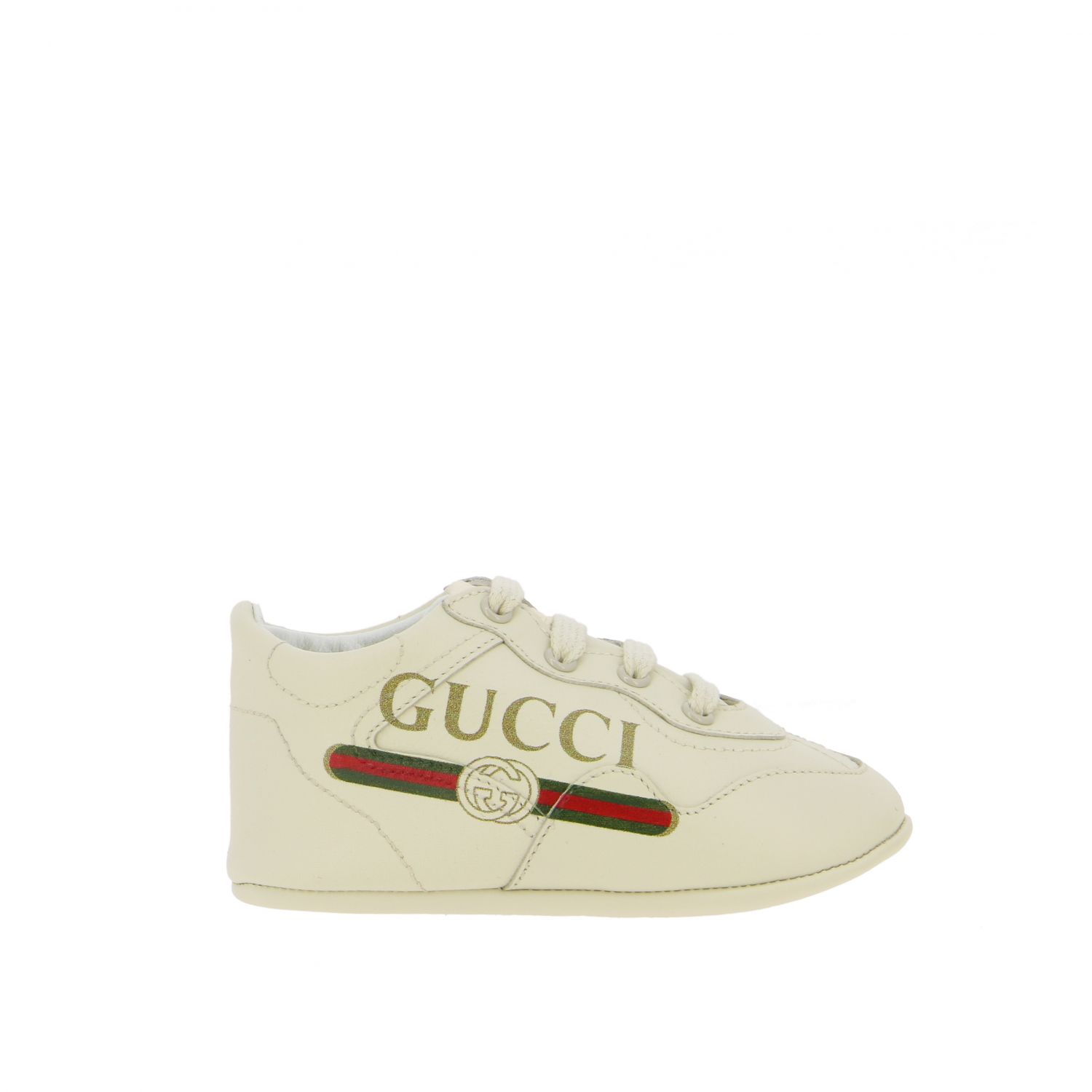 GUCCI: shoes for baby - Yellow Cream | Gucci shoes 612786 DRW00 online on  