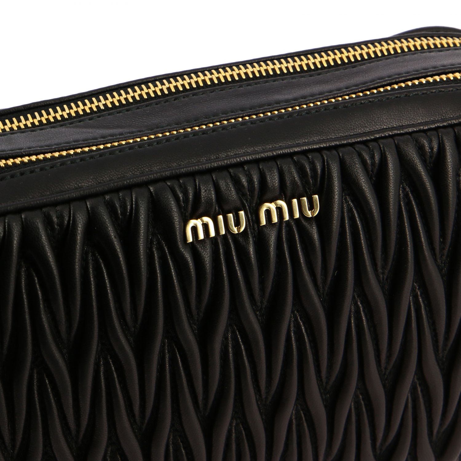 MIU MIU: brick bag in matelassé leather | Crossbody Bags Miu Miu Women ...