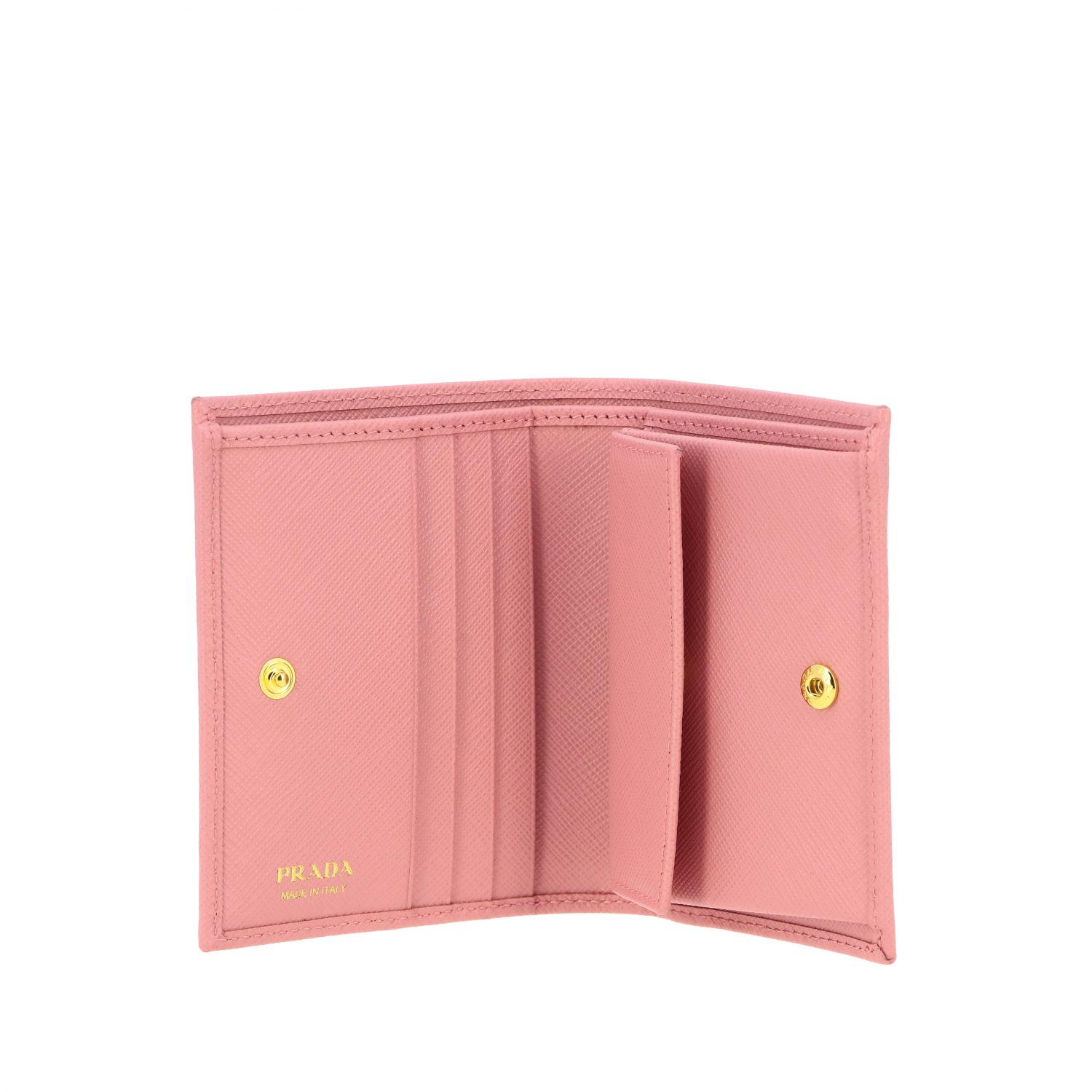 Geldbeutel Prada: Prada Geldbörse aus Saffiano Leder mit Logo pink 2