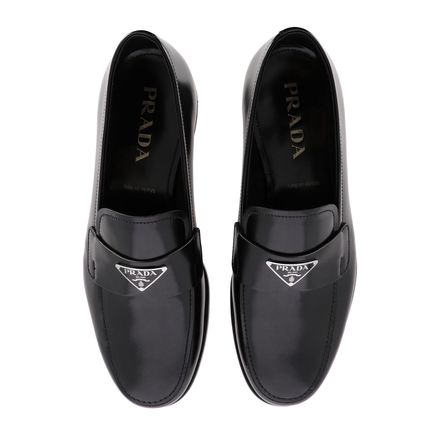 Loafers Prada: Prada loafers for men black 3