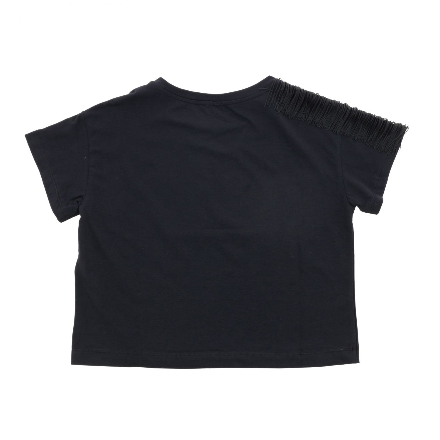 Giglio.com Bambina Abbigliamento Top e t-shirt T-shirt T-shirt a maniche corte T-shirt cropped a maniche corte con stampa mnls 