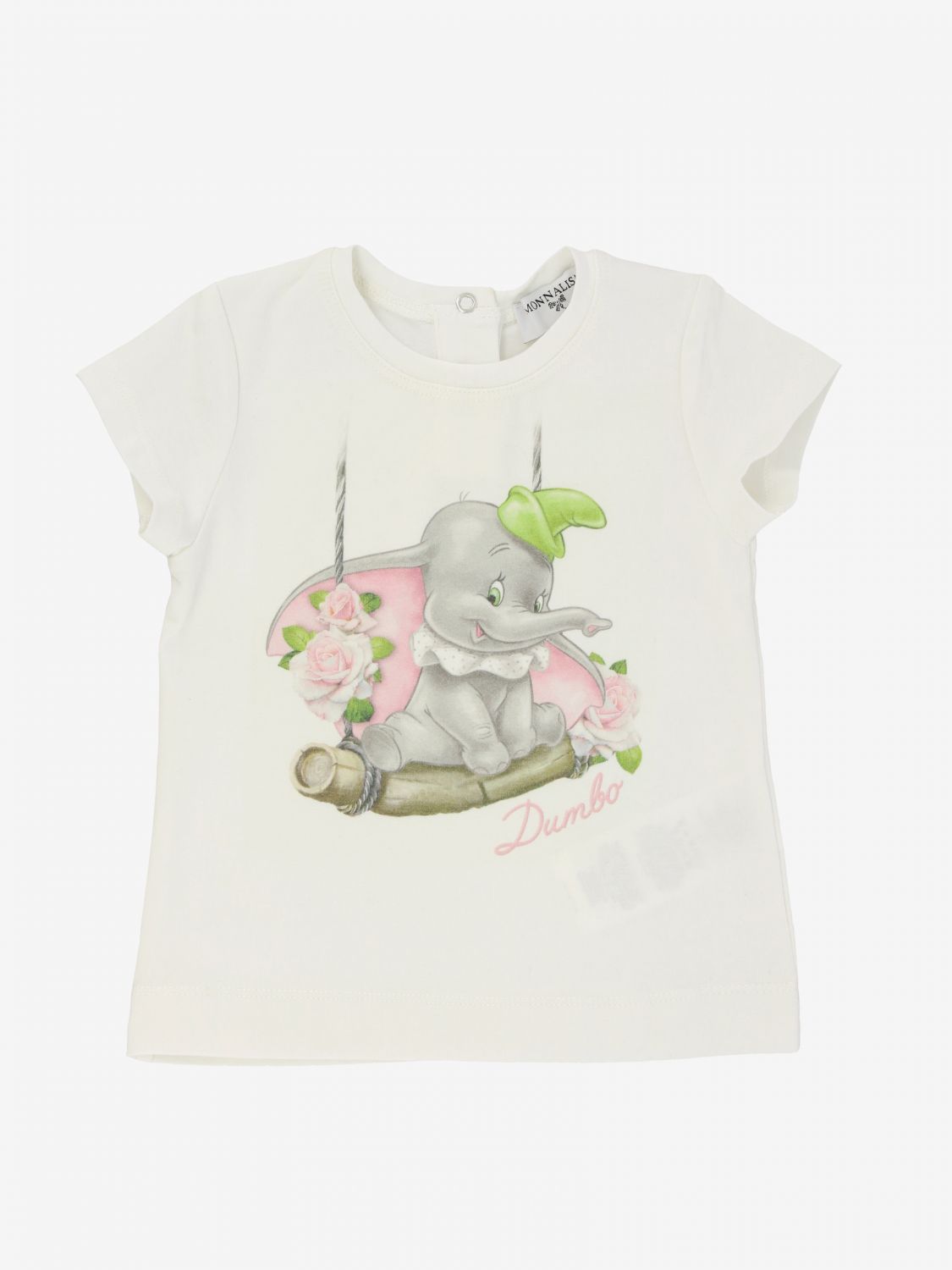 Monnalisa Bebe Outlet Monnalisa Baby T Shirt With Dumbo T Shirt Monnalisa Bebe Kids Yellow Cream T Shirt Monnalisa Bebe sc 5000 Giglio En