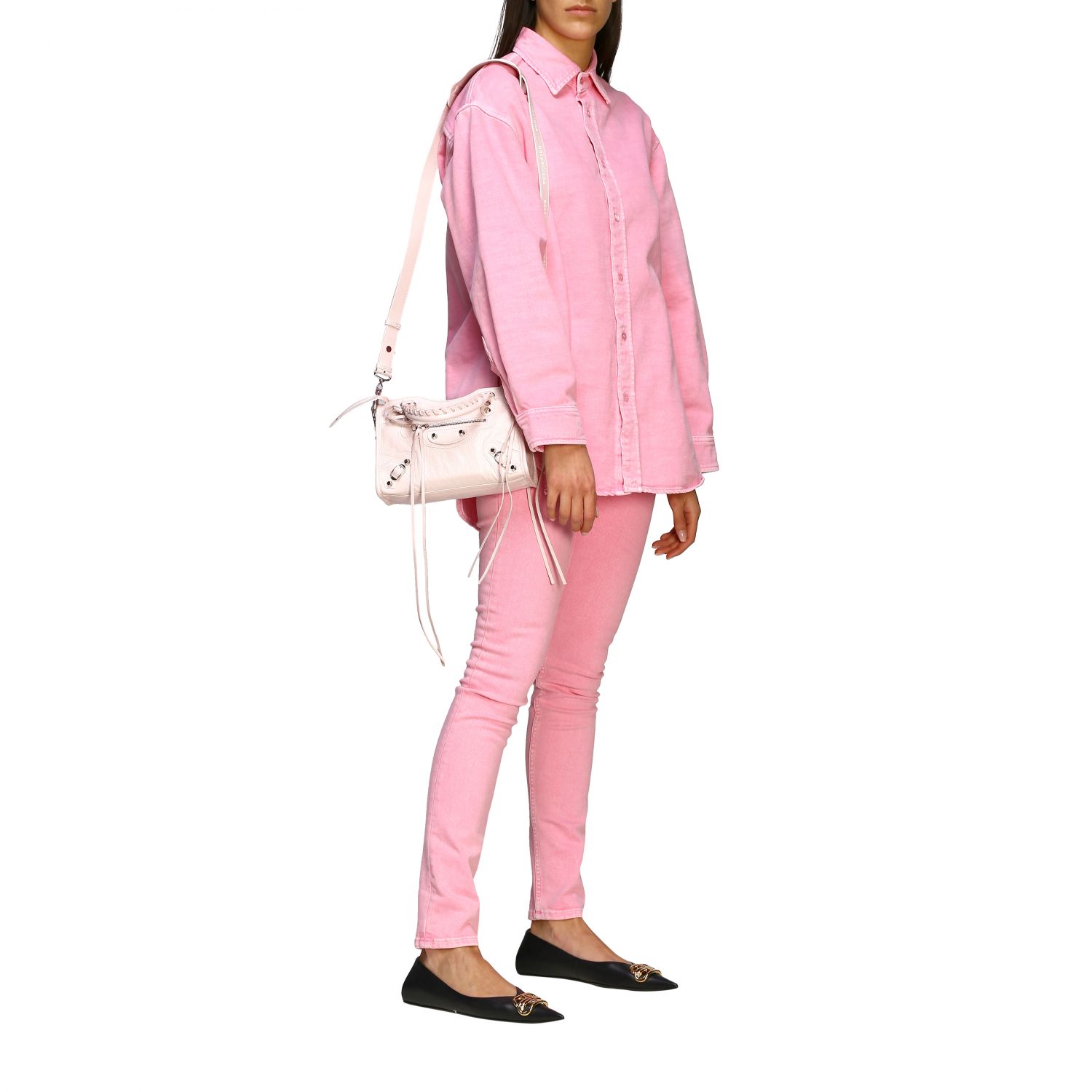 Mini sac à main Balenciaga: Sac en cuir City XS Balenciaga rose 2