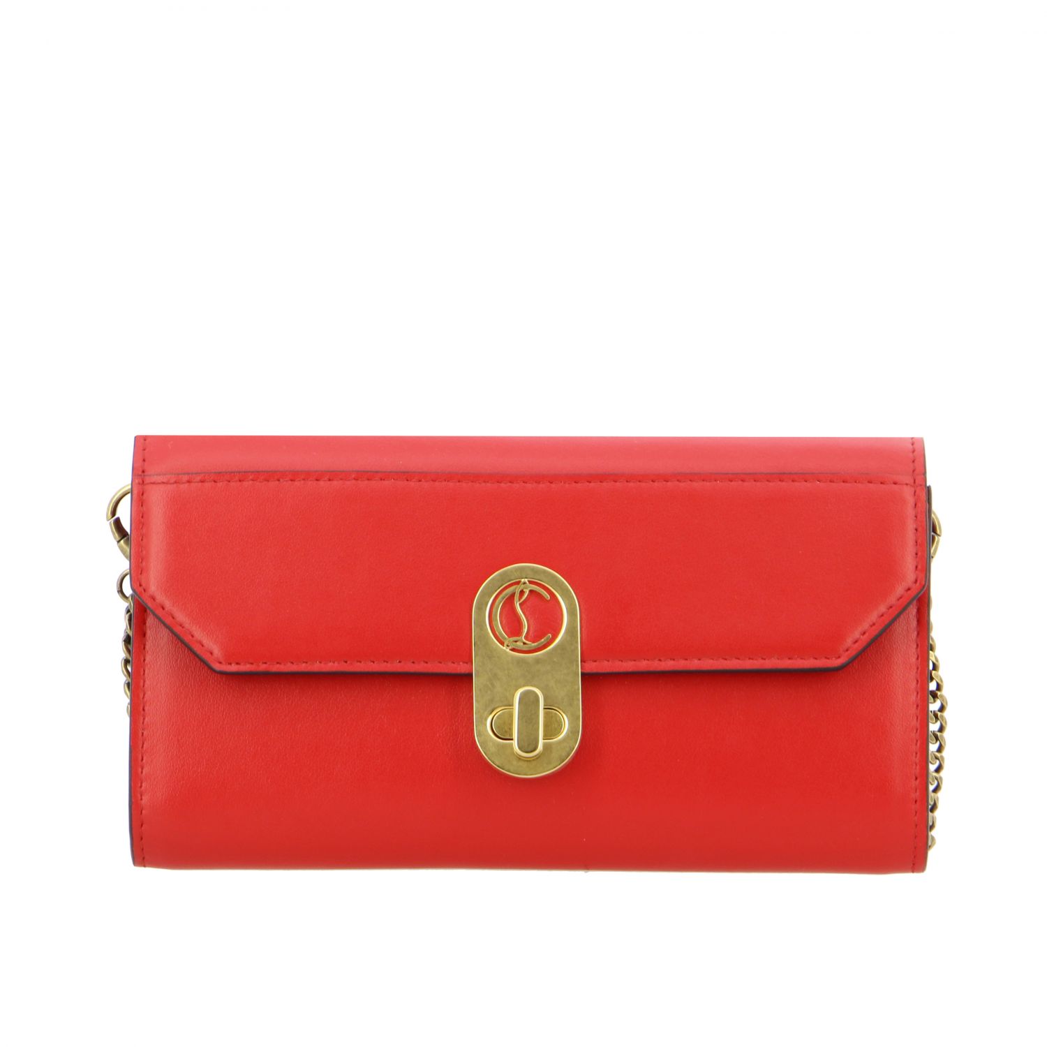 Christian Louboutin ELISA belt bag Red 1205059 Leather