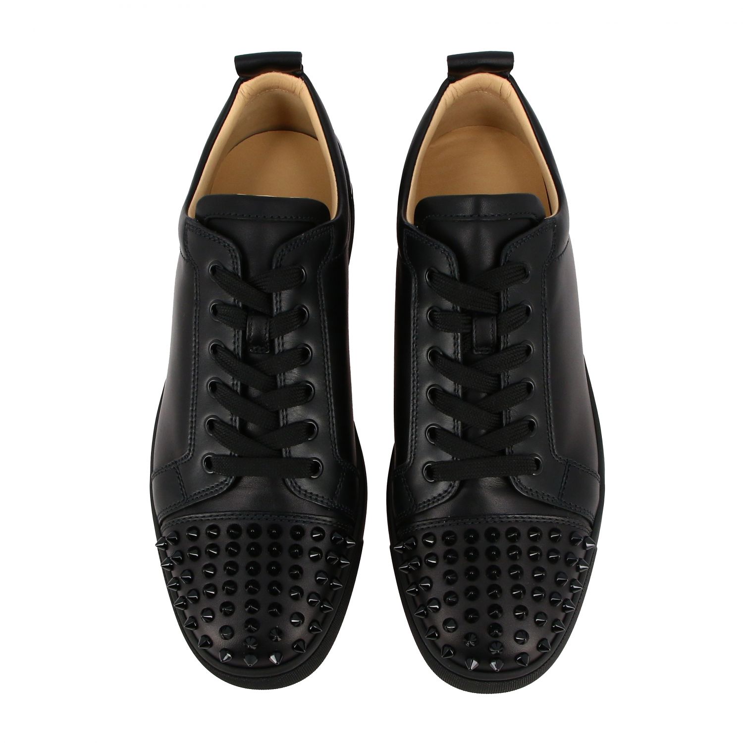 christian louboutin black shoes mens