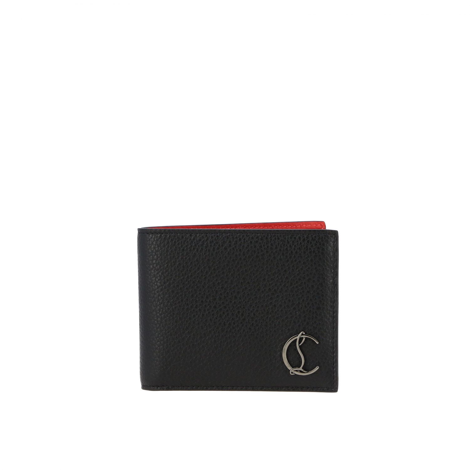 Coolcard Leather Wallet in Black - Christian Louboutin