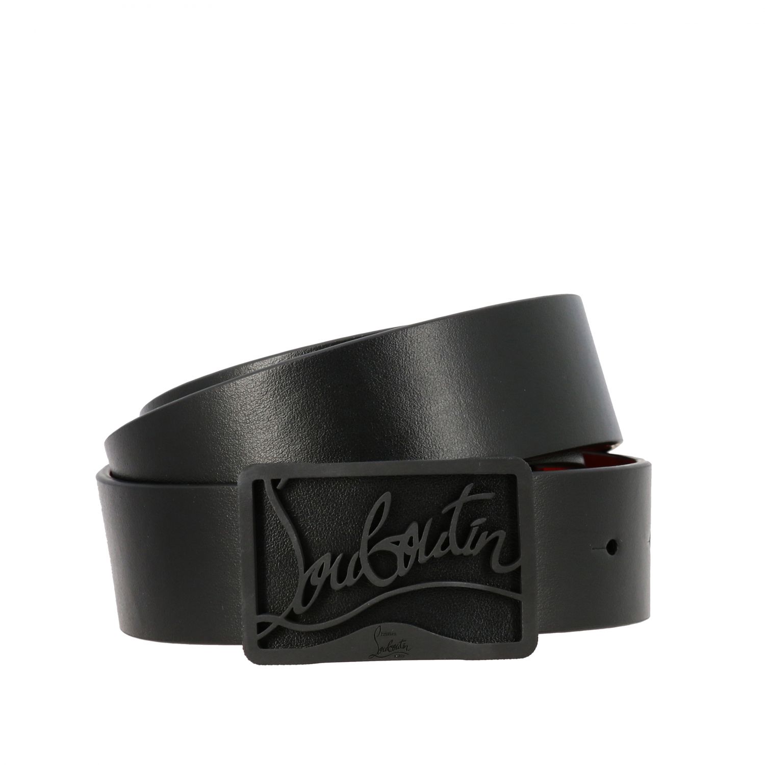 Ricky Christian Louboutin leather belt | Belt Christian Louboutin Men ...
