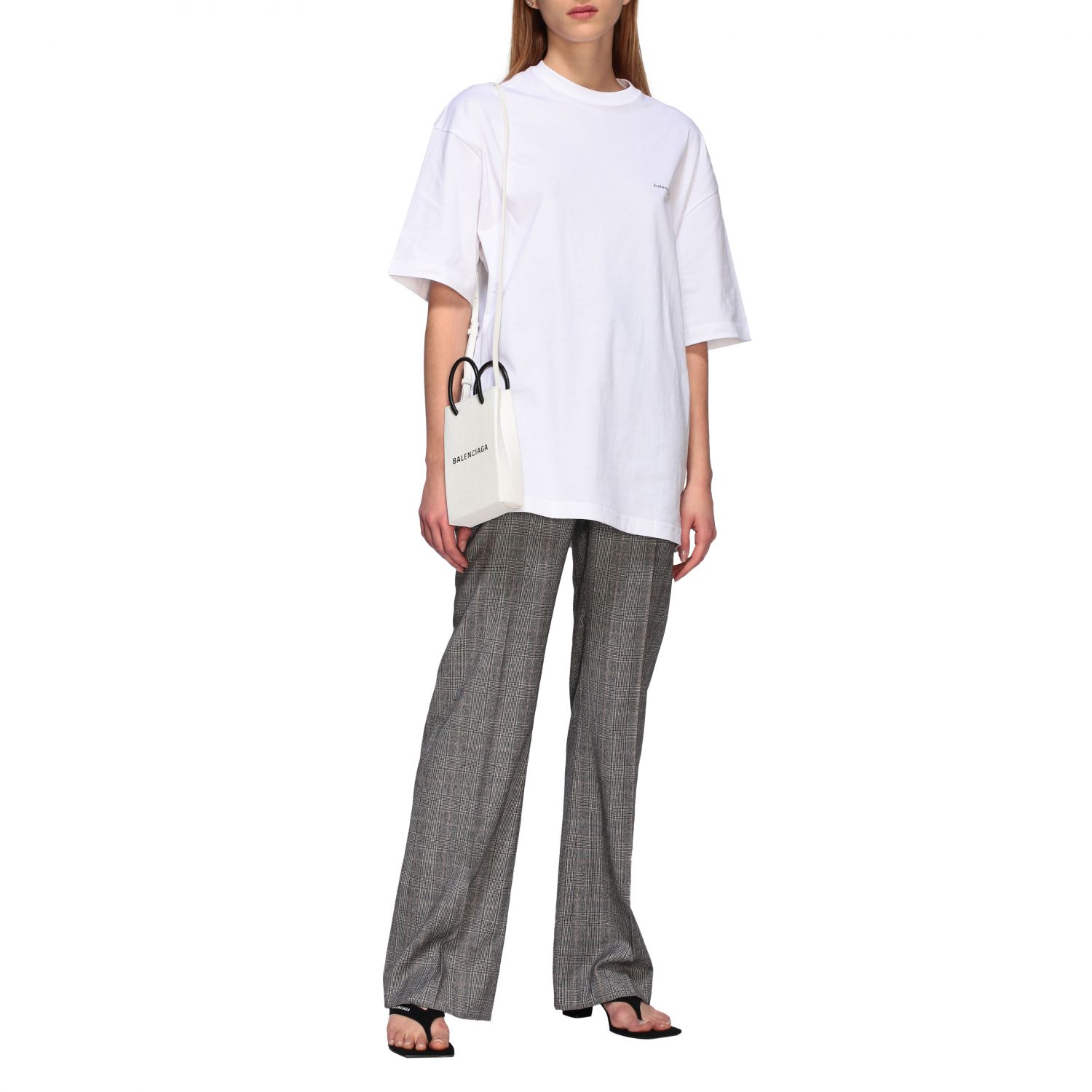 Balenciaga Outlet: mini bag for women - White | Balenciaga mini bag ...