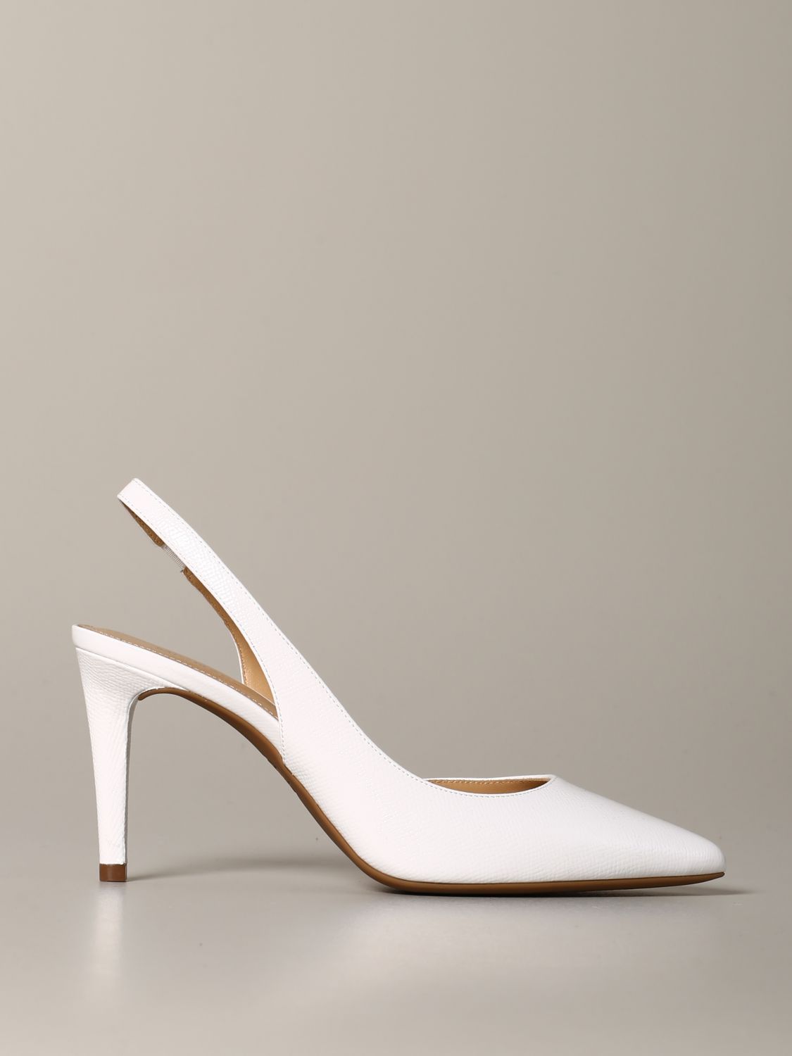 michael kors white shoes heels