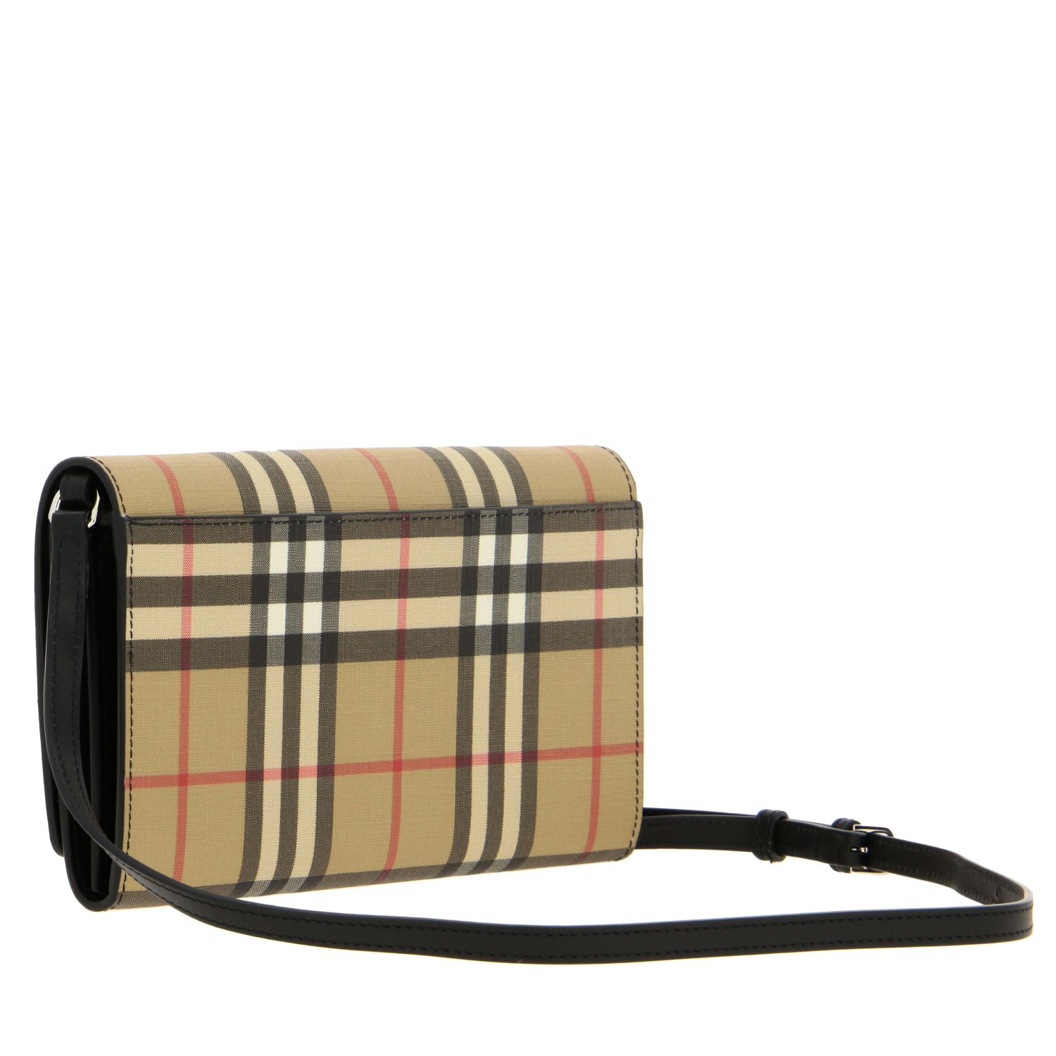 Burberry Hannah shoulder bag in check leather