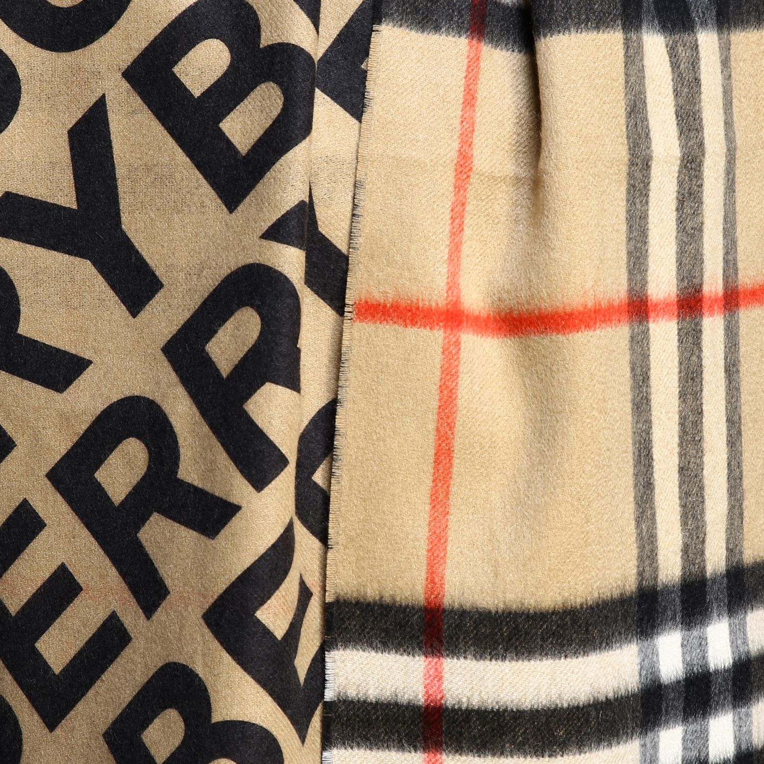 burberry double sided scarf