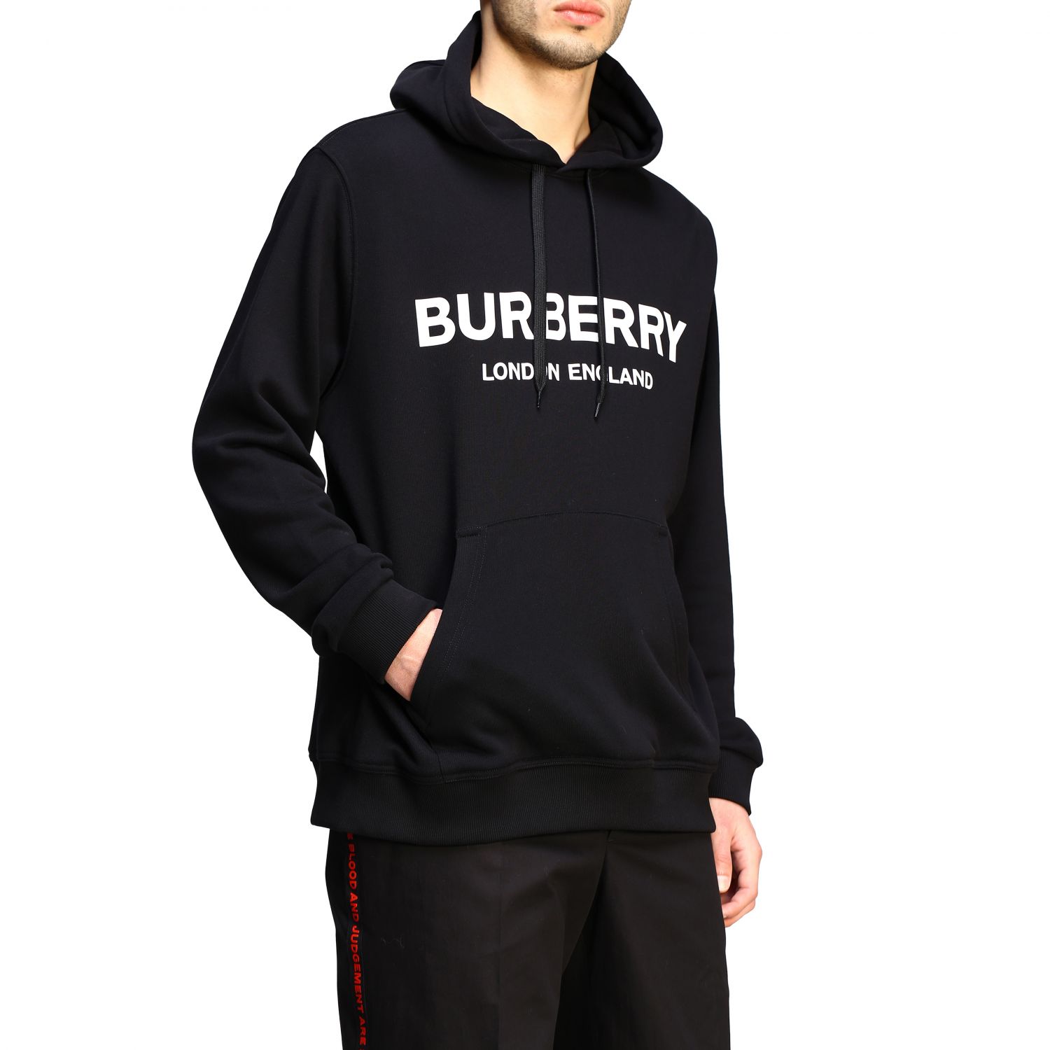 Burberry hooded sweatshirt with logo 