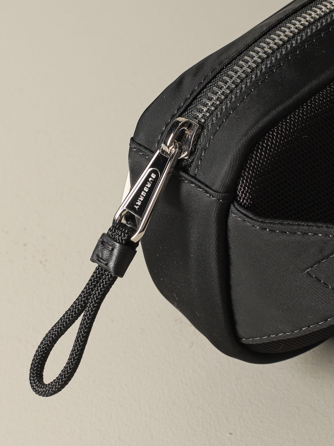 Burberry Outlet: belt bag in canvas with logo | Belt Bag Burberry Men ...