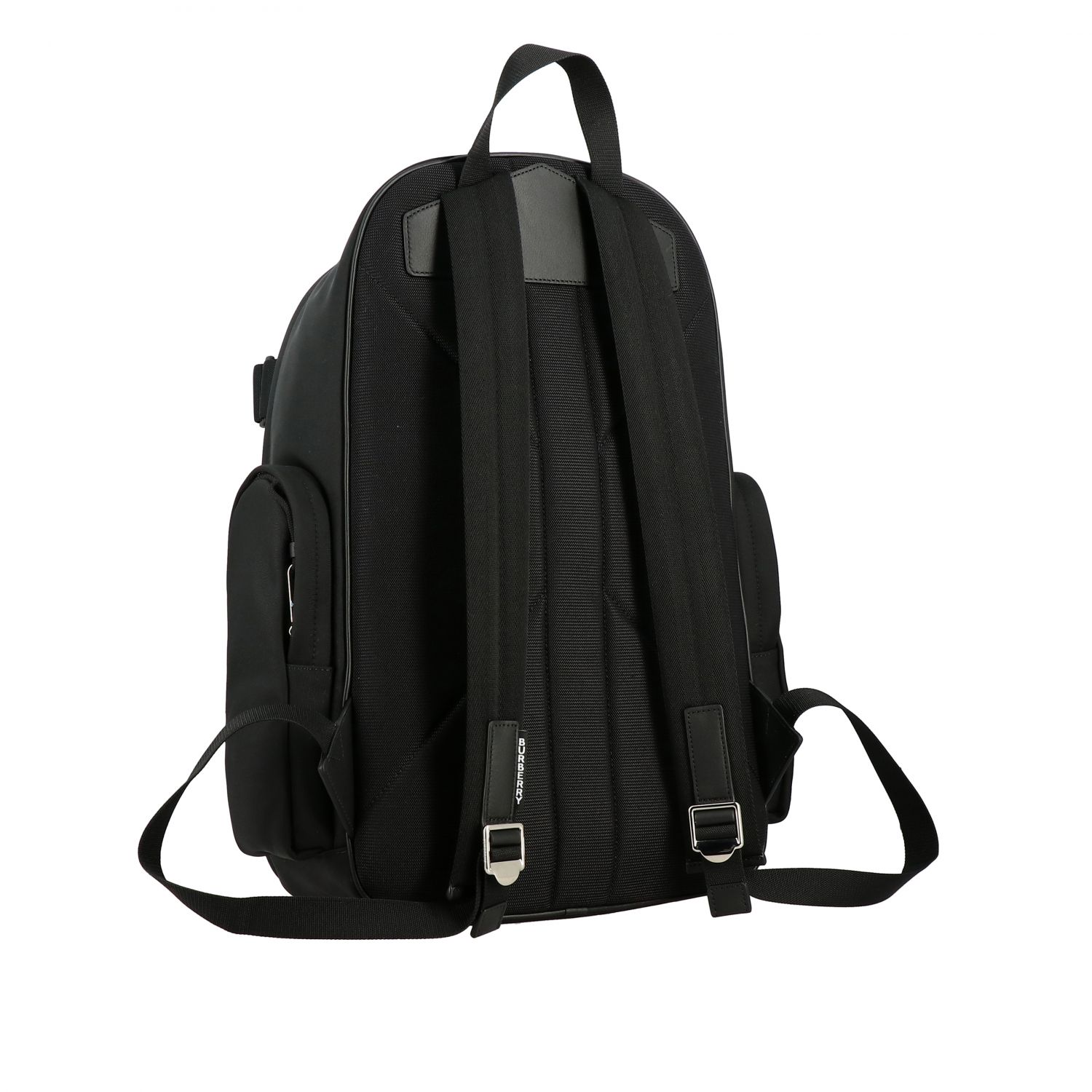 Mochila Nevis Burberry con logo e inserto a cuadros Mochila Nevis Burberry con logo e inserto a cuadros