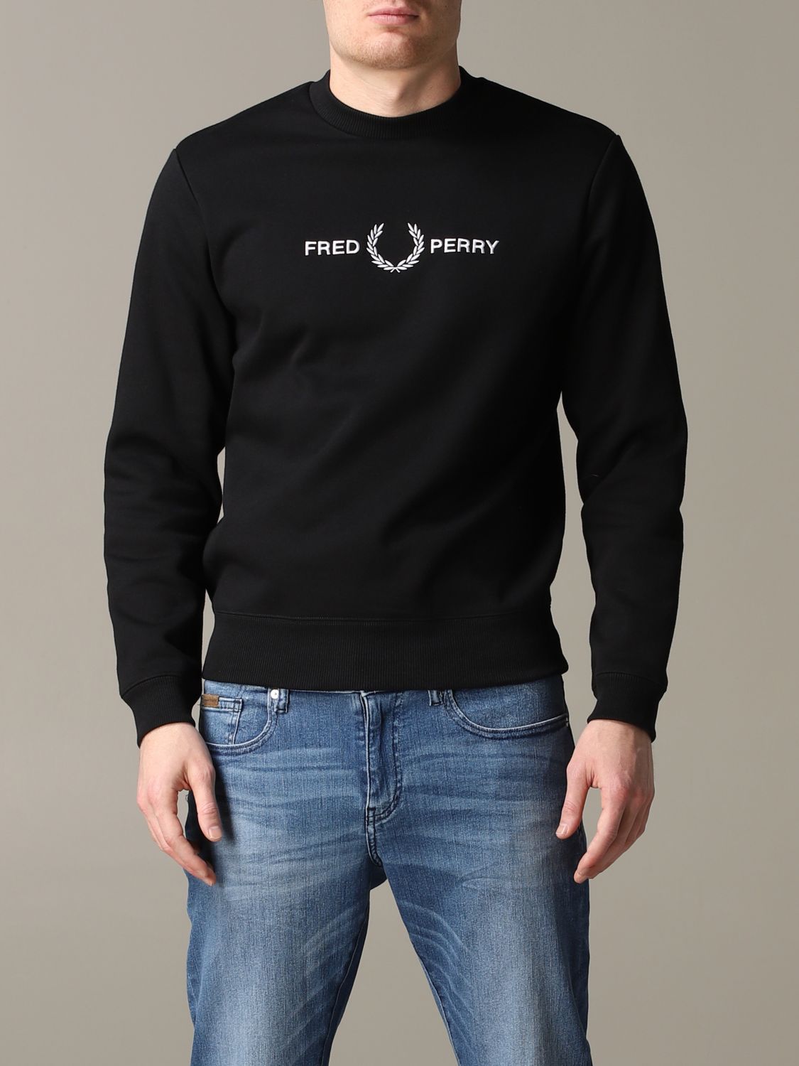 ginder fusie toediening Fred Perry Outlet: sweatshirt for man - Black | Fred Perry sweatshirt M7521  online on GIGLIO.COM