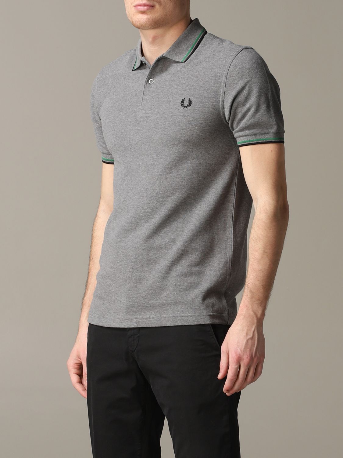 T-shirt men Fred Perry | Polo Shirt Fred Perry Men Grey | Polo Shirt ...
