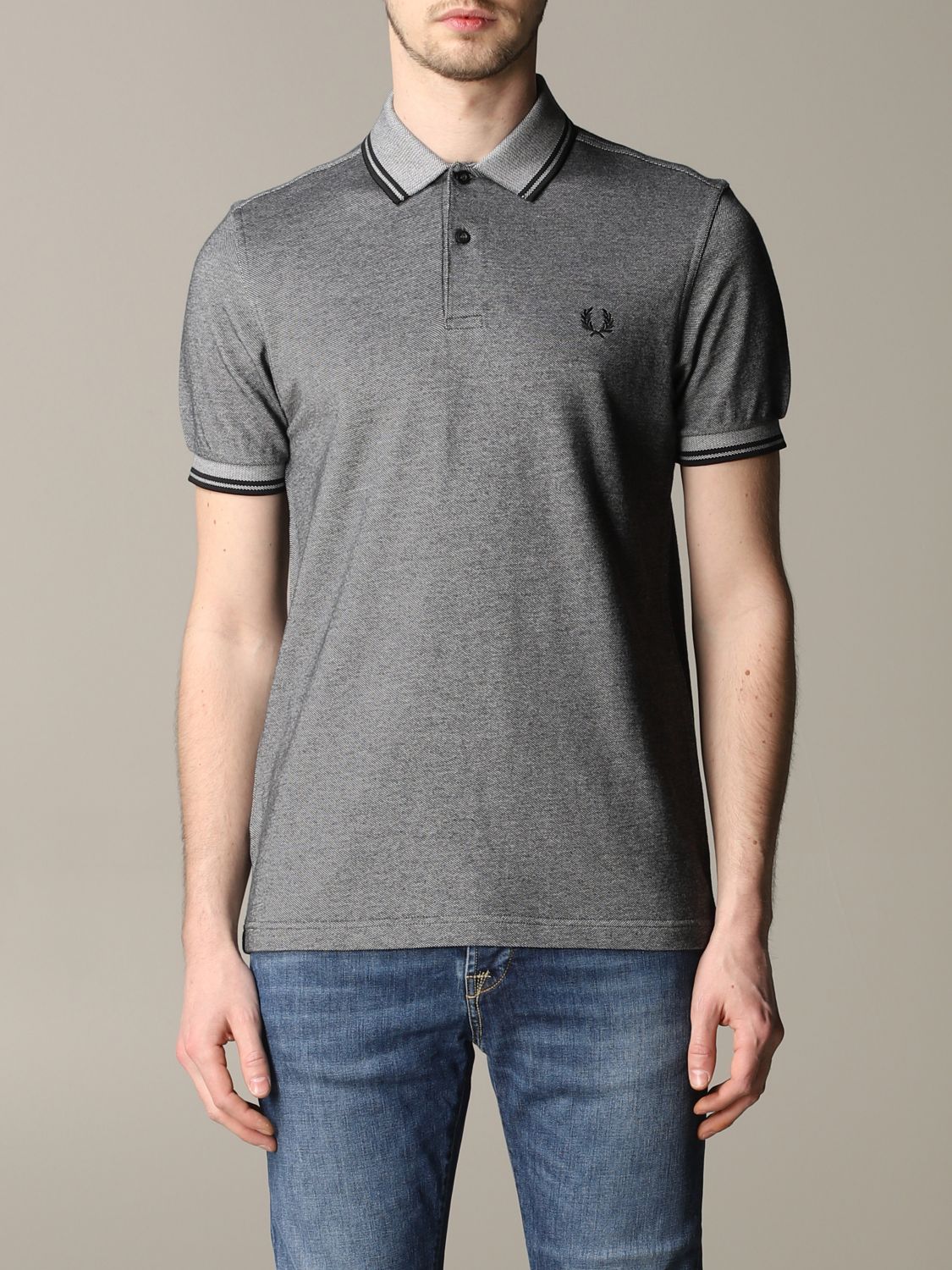 Fred Perry Outlet: polo shirt for man - Black 2 | Fred Perry polo shirt ...