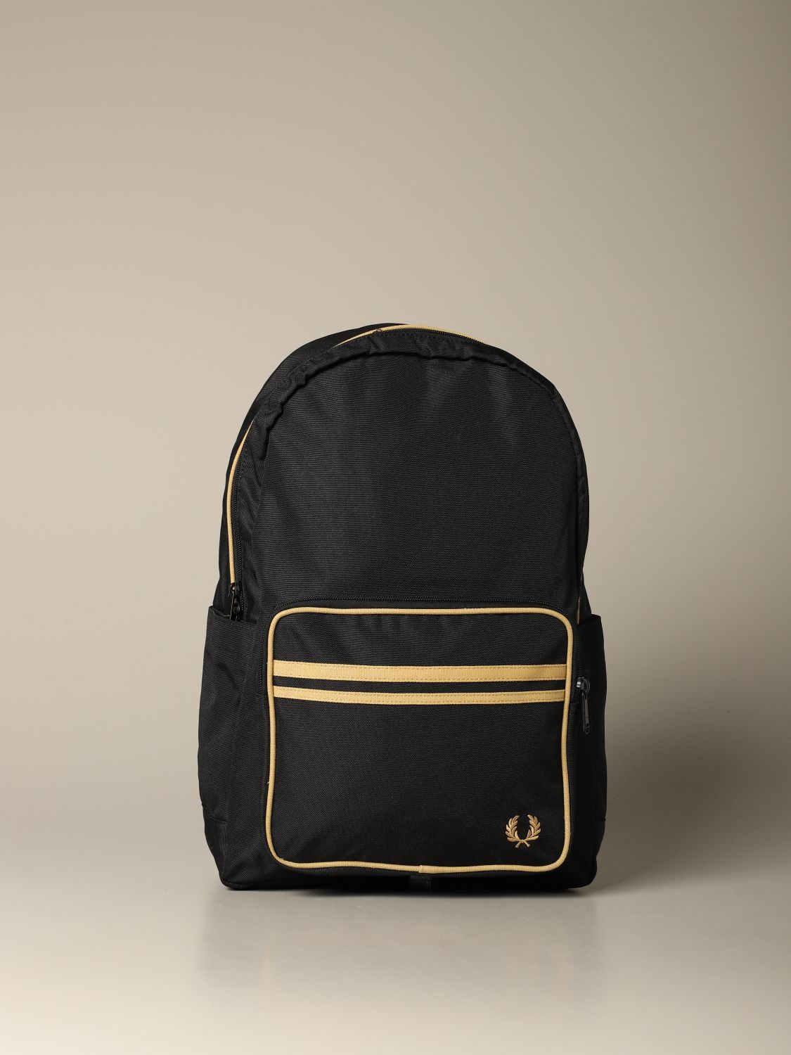 Fred Perry Outlet: backpack for man - Black | Fred Perry backpack L8263 ...