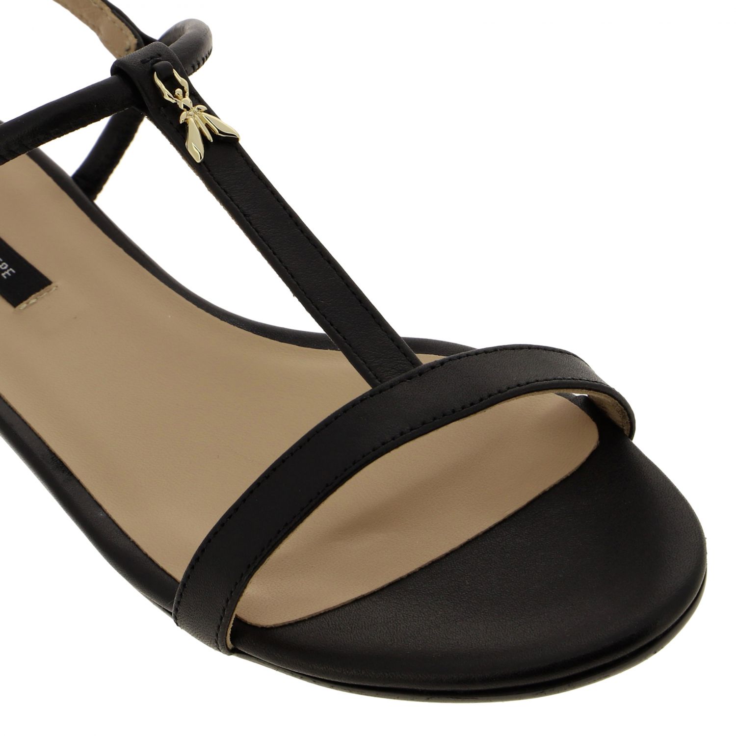 Patrizia Pepe Outlet: flat sandals for women - Black | Patrizia Pepe ...