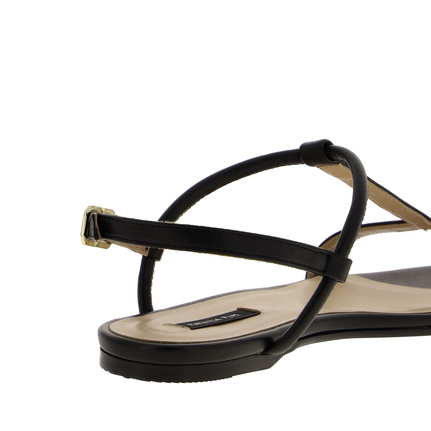 Patrizia Pepe Outlet: flat sandals for women - Black | Patrizia Pepe ...