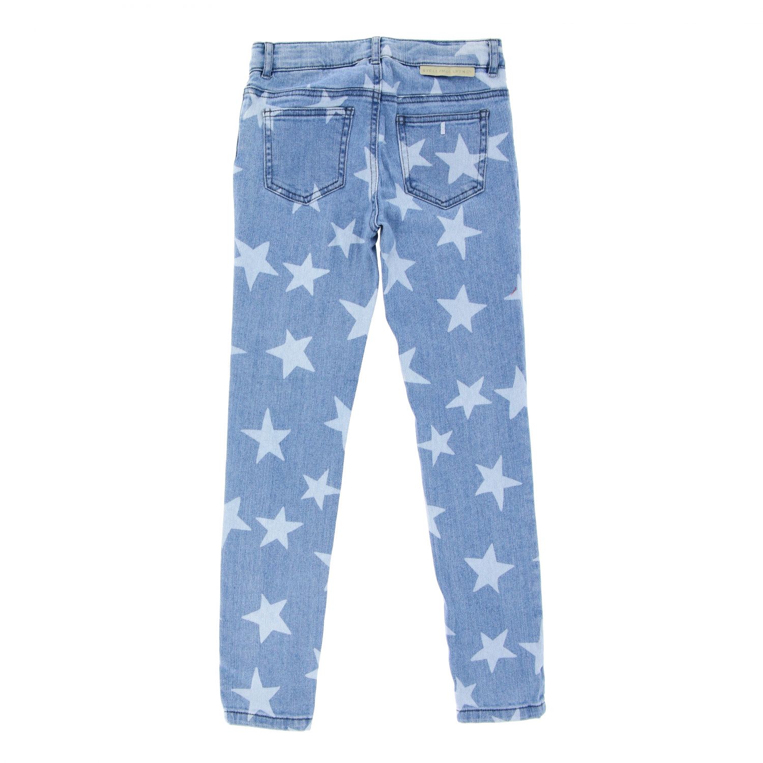 Stella Mccartney Outlet: Slim jeans with star print - Denim | Jeans ...