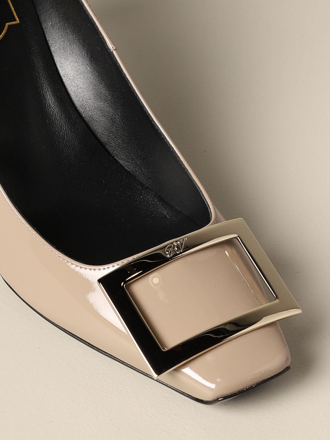 belle vivier trompette pumps in patent leather