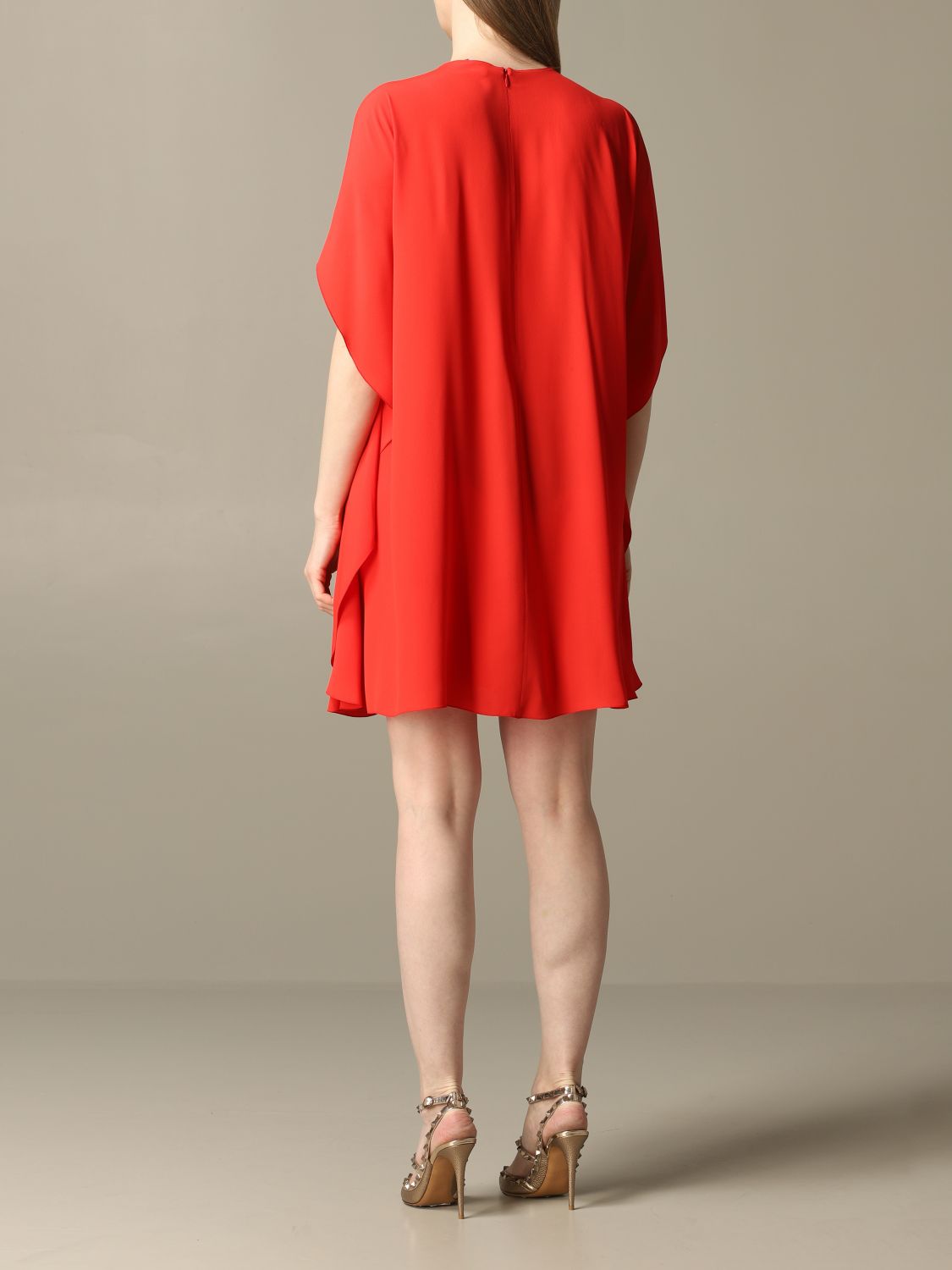 red valentino silk dress