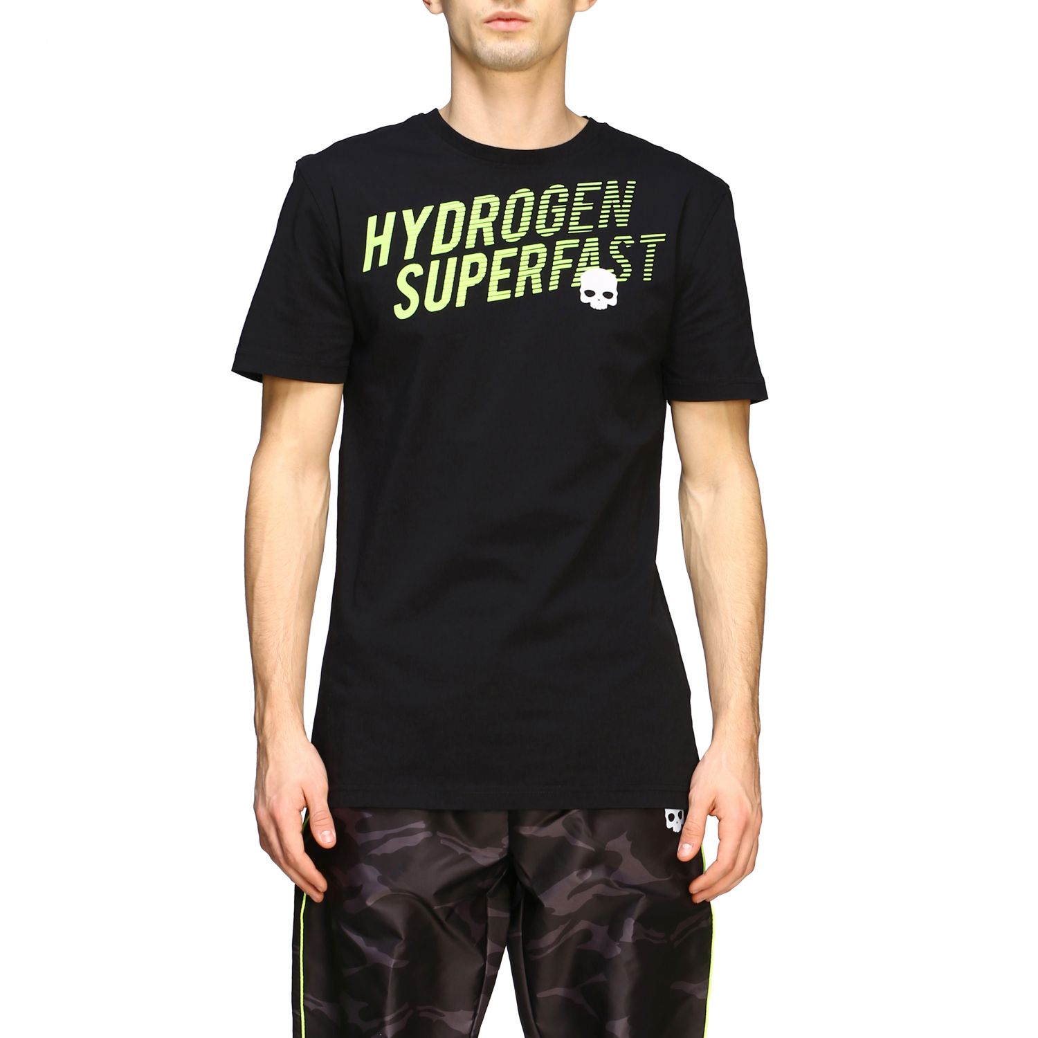 Hydrogen Outlet: T-shirt men - Black | T-Shirt Hydrogen 265604 GIGLIO.COM