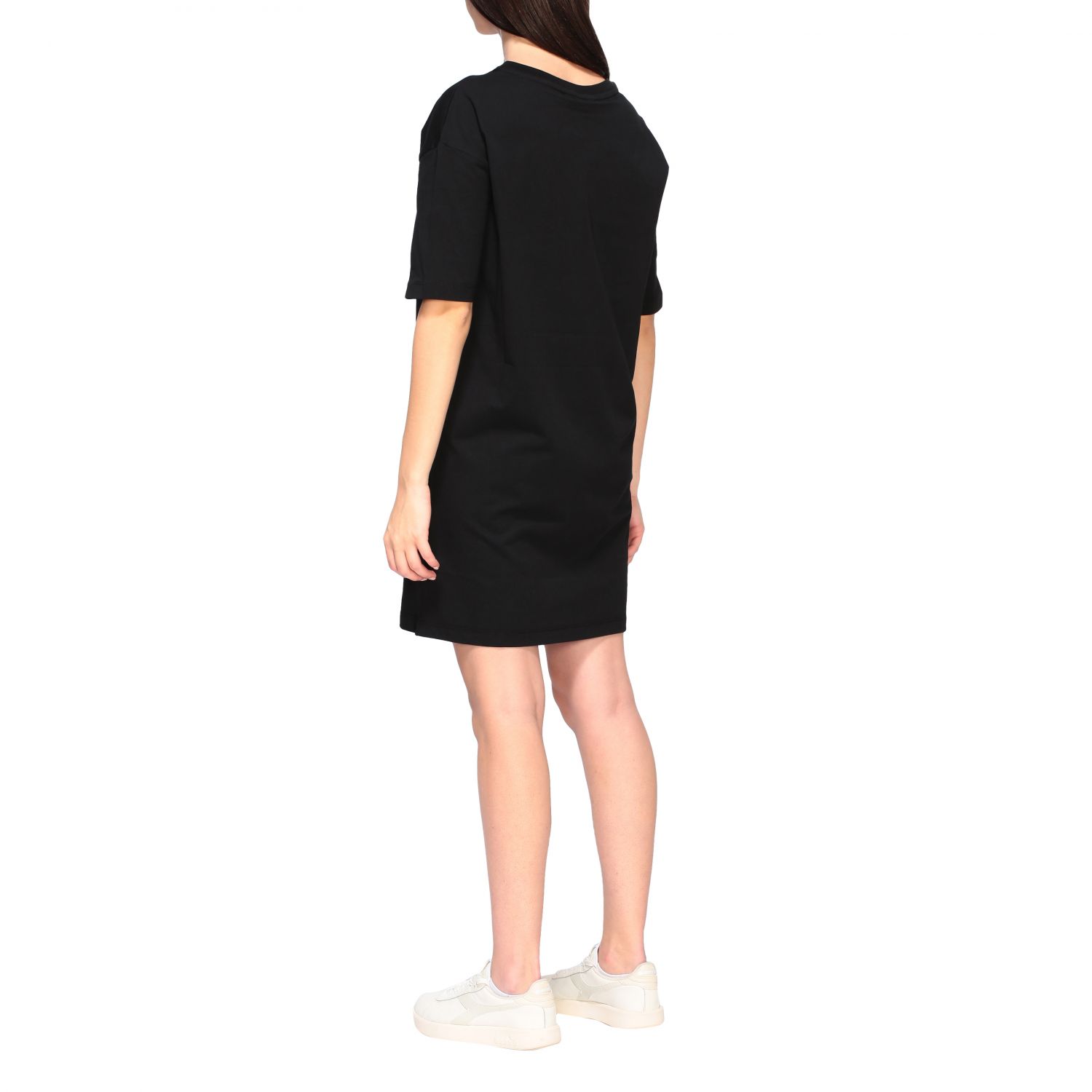 Love Moschino Outlet: t-shirt dress with maxi heart | Dress Love ...