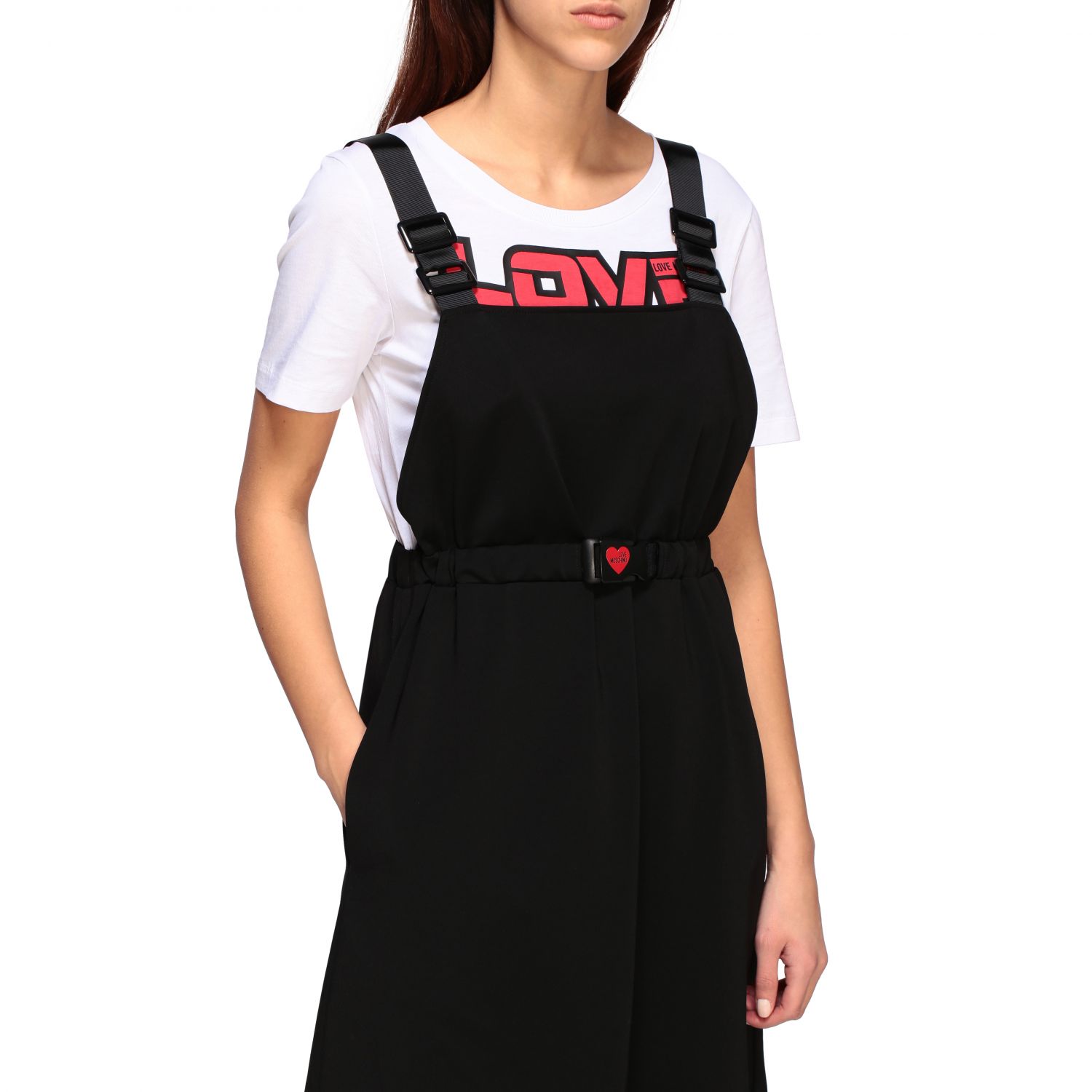 love moschino t shirt kleid