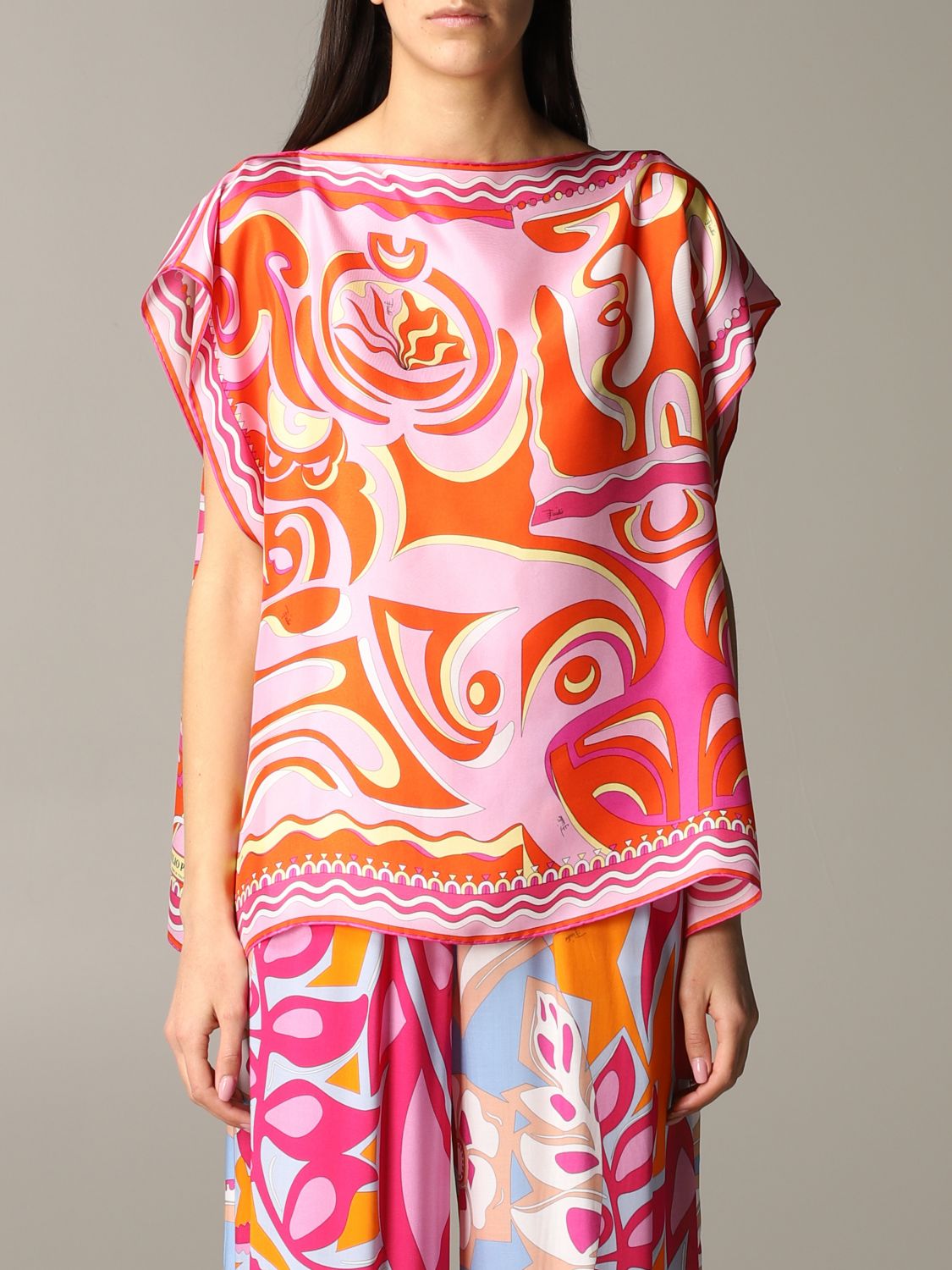 Emilio Pucci Outlet: sweater in silk ...