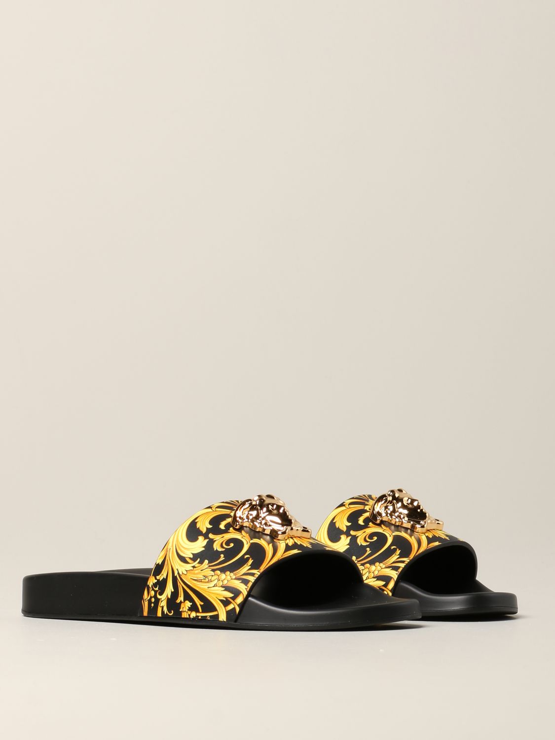 versace print sandals