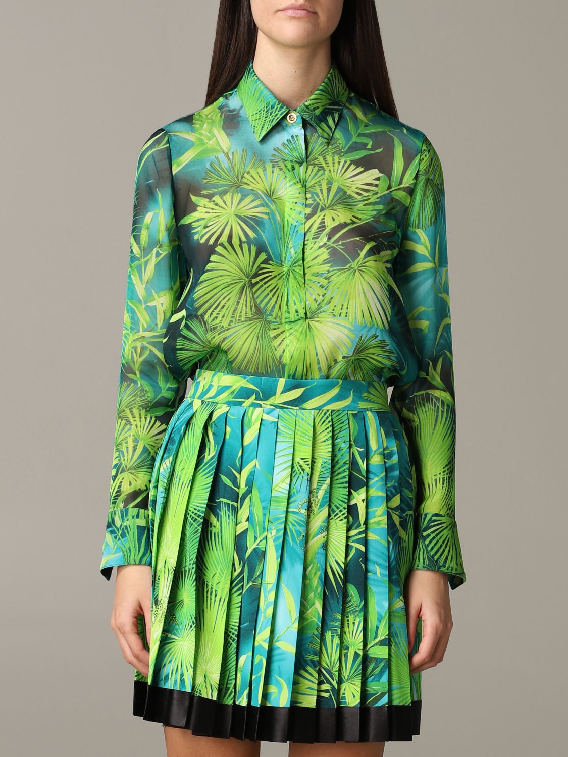 Versace Shirt Green Clearance, 52% OFF | edetaria.com
