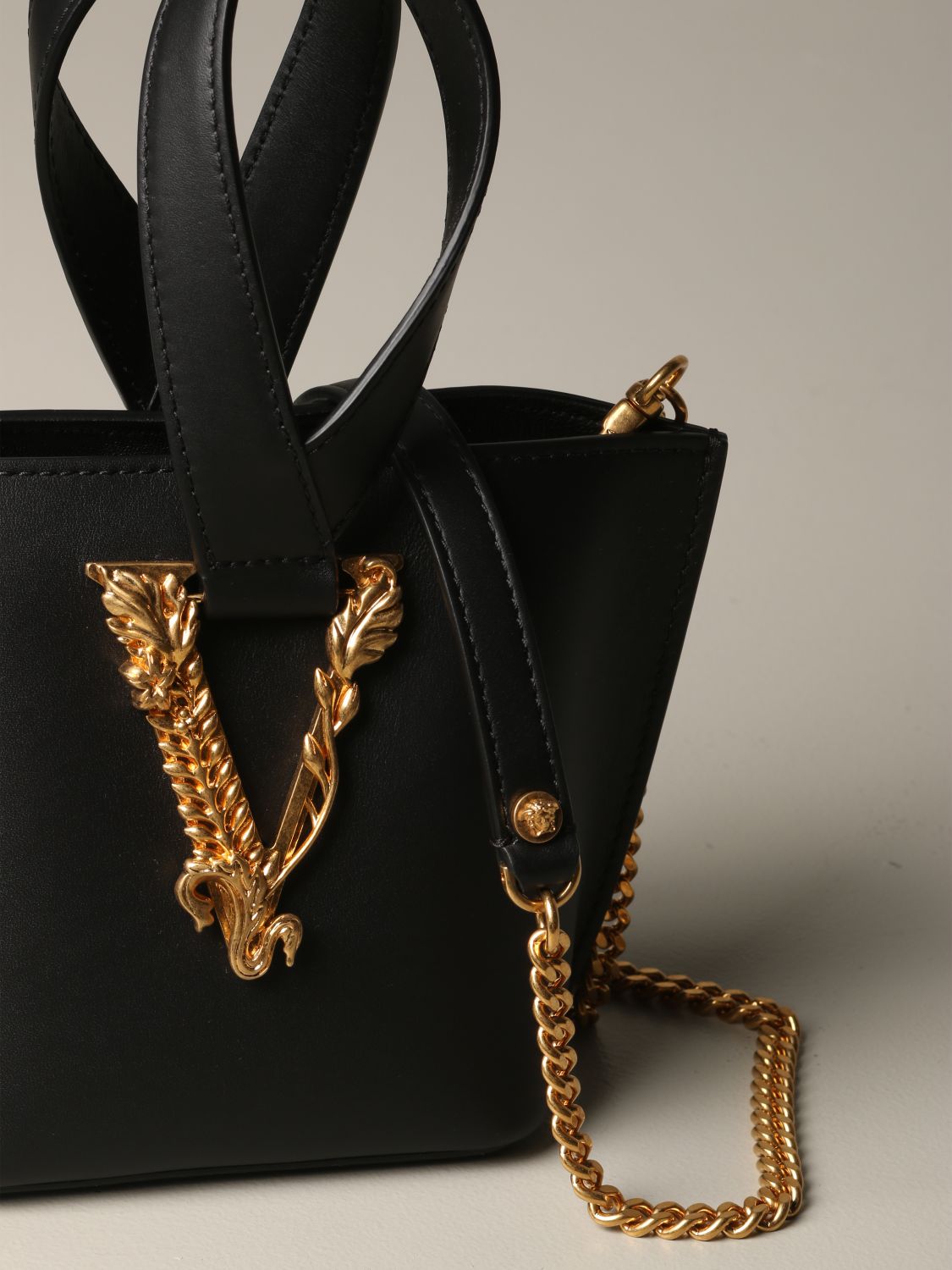 versace mini bucket bag