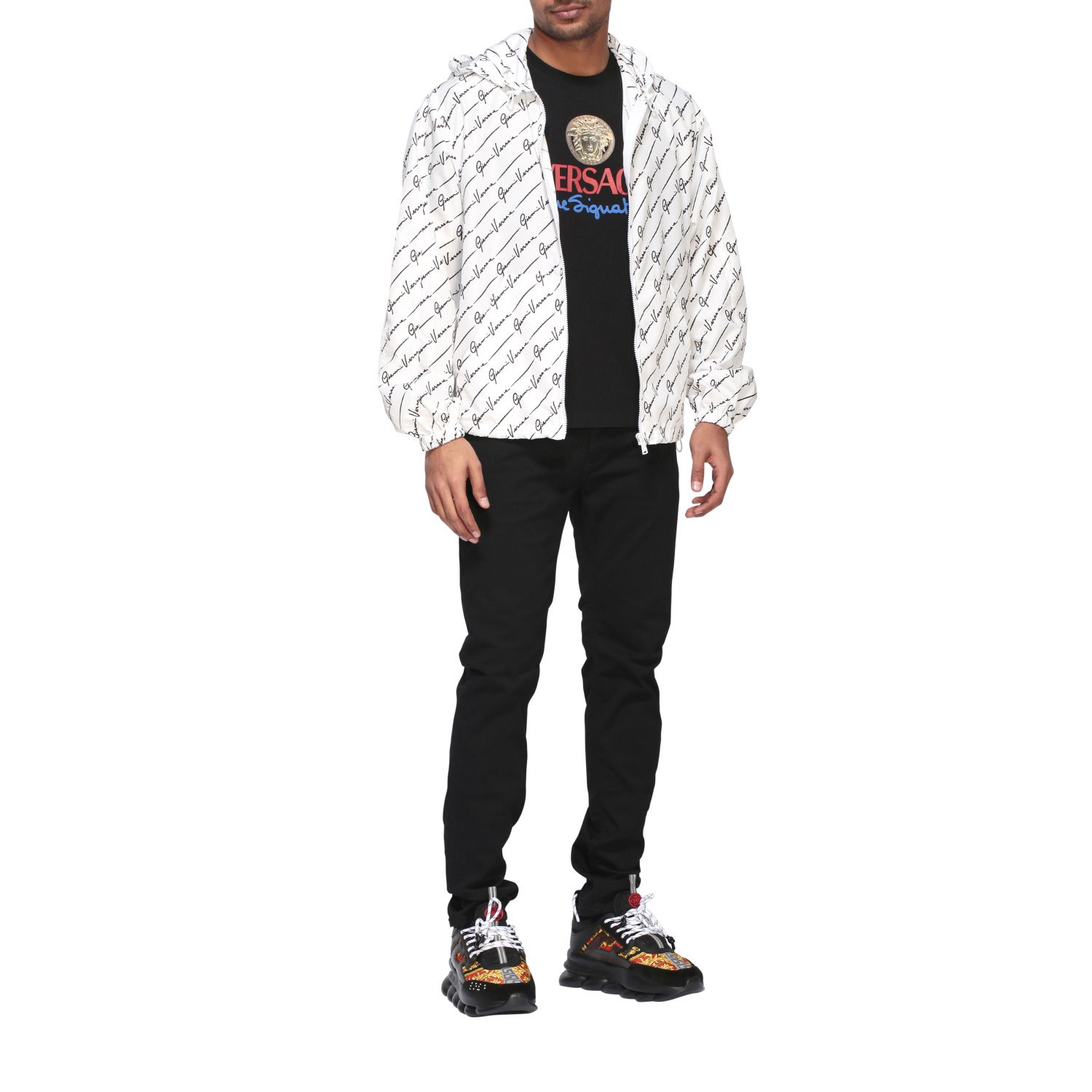 versace nylon jacket