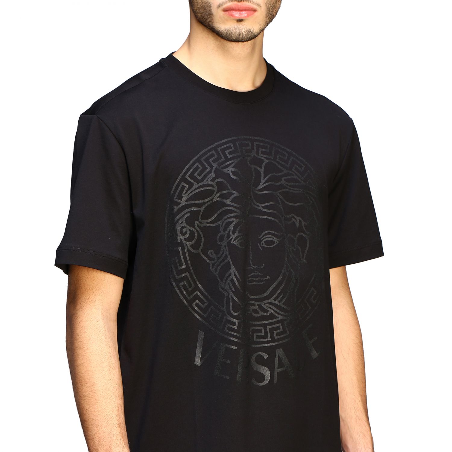 Versace Outlet TShirt mit großem Medusa Kopf TShirt Versace Herren