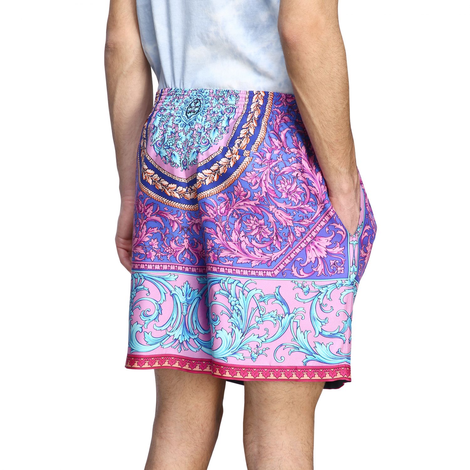 Short Versace: Bermuda shorts men Versace violet 5