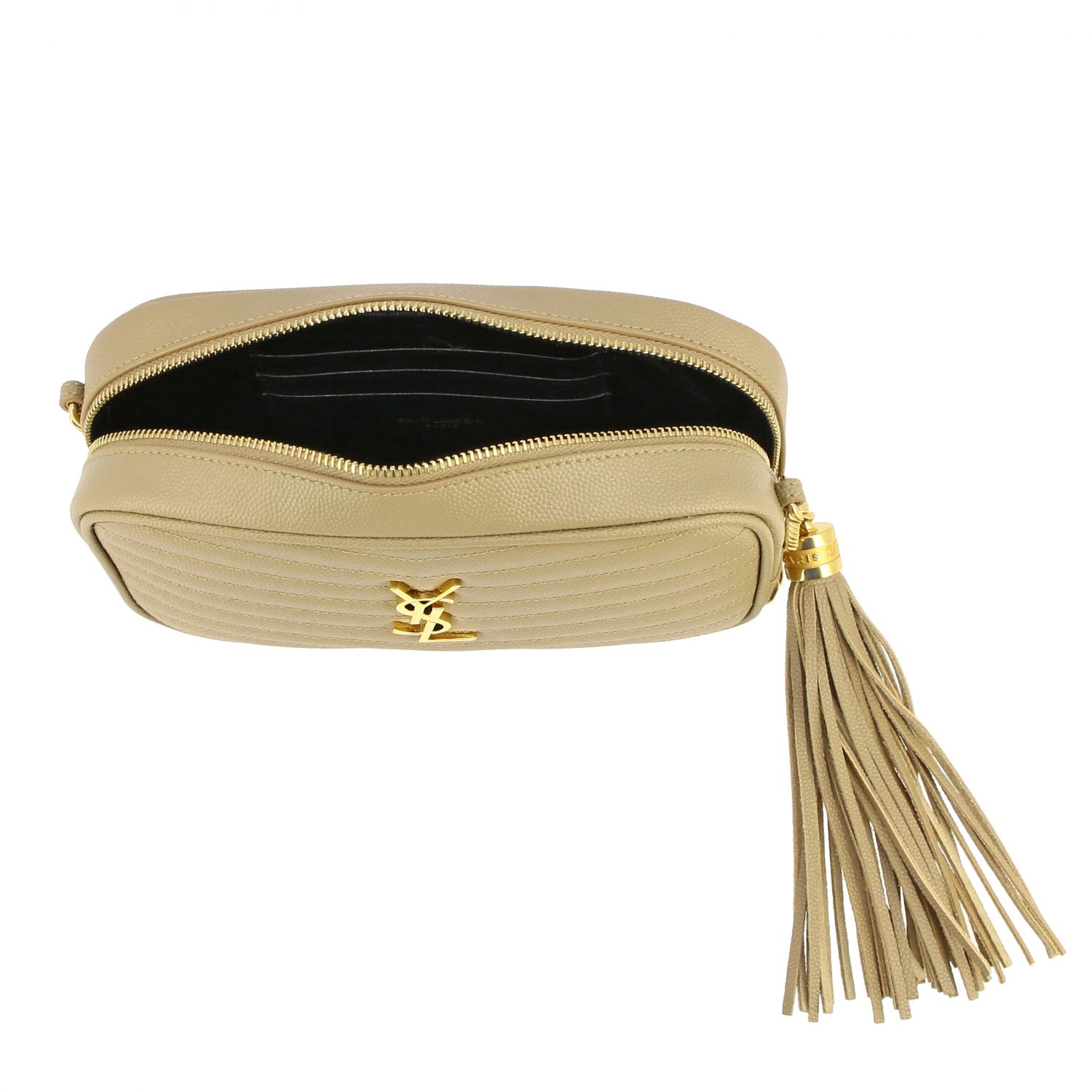 ysl loulou grained leather